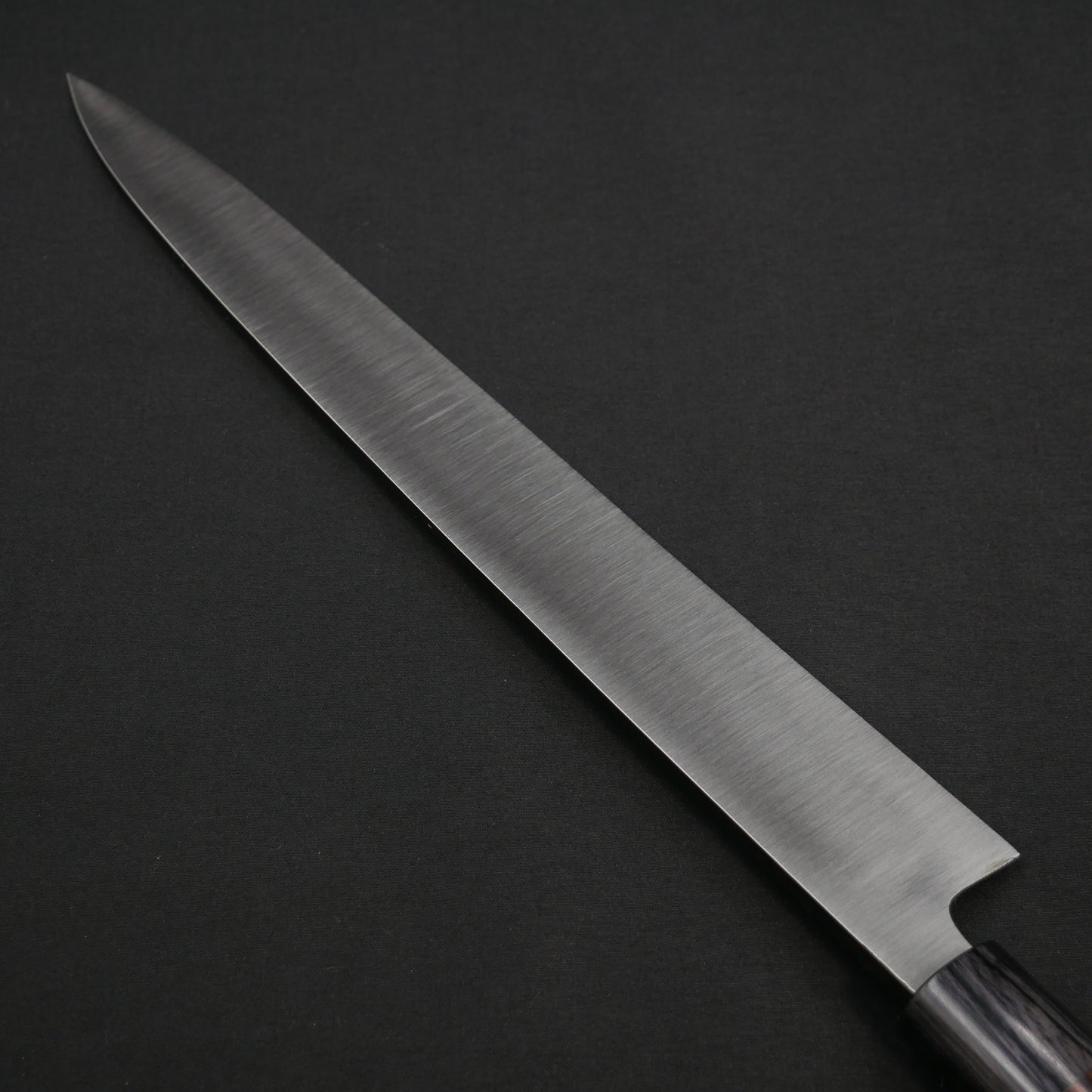 左刃 本種子島 青二鋼 黒打 柳刃 紫檀柄