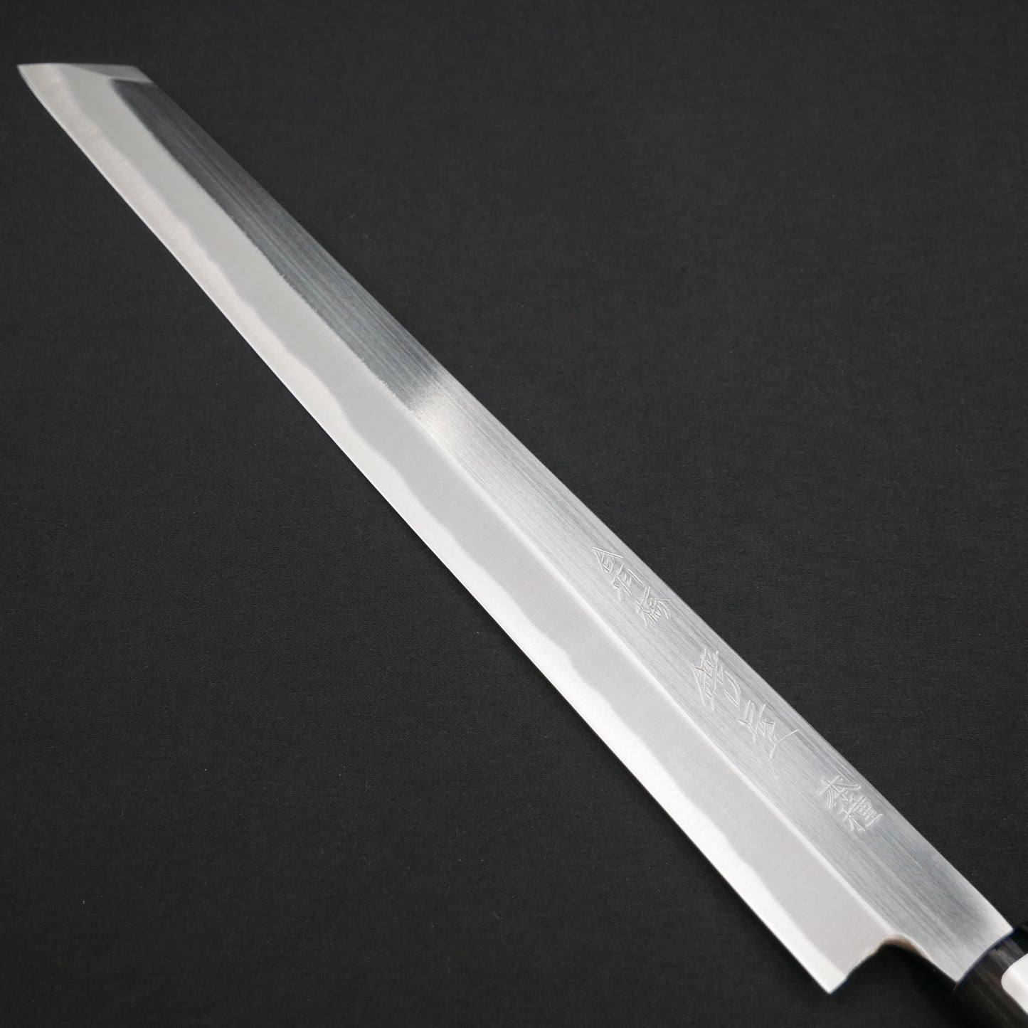 左刃 本種子島 青二鋼 切付柳刃 紫檀柄