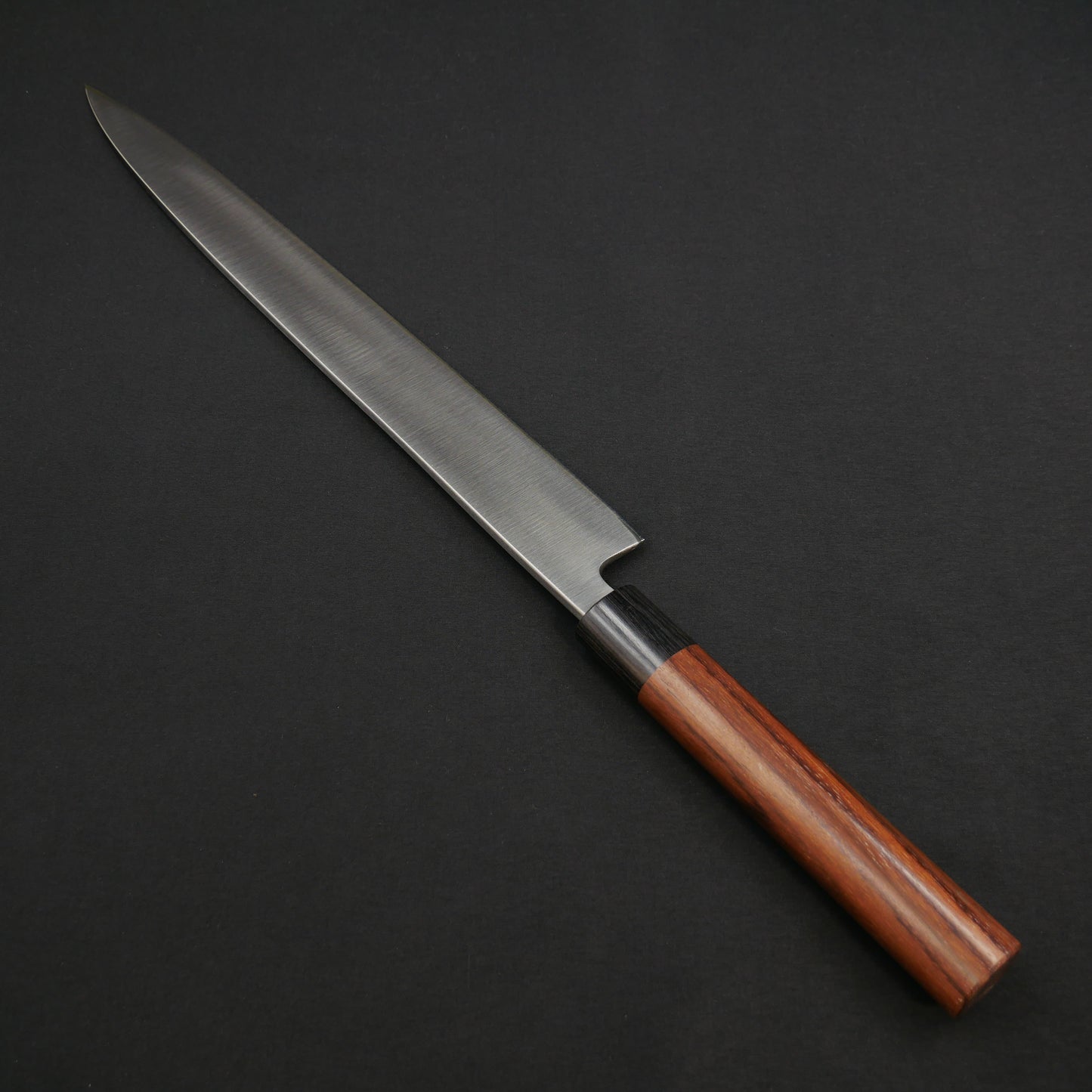 "Tanegashima" Blue#2 Carbon Steel Yanagiba Rosewood Handle (For Left-Handed)