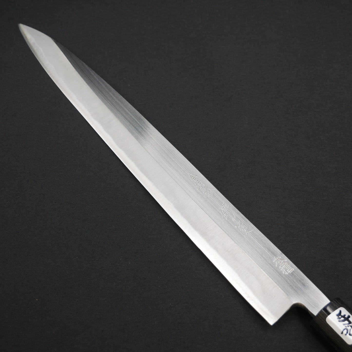 "Tanegashima" Blue#2 Carbon Steel Yanagiba Rosewood Handle (For Left-Handed)