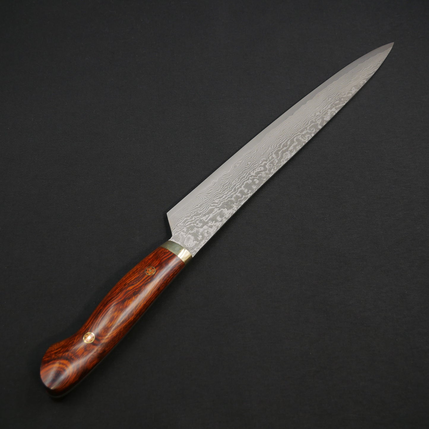 Tanaka Shigeki HSS Sujihiki Ironwood Handle