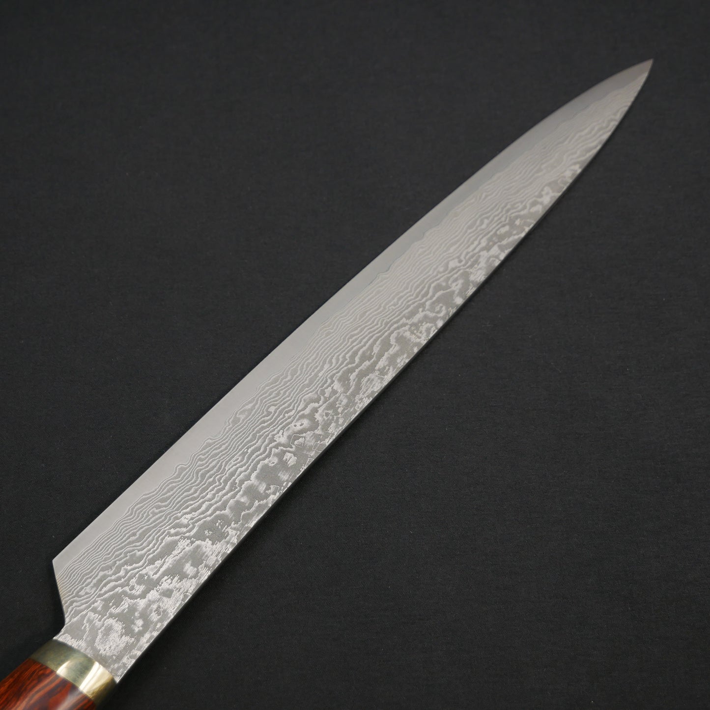 Tanaka Shigeki HSS Sujihiki Ironwood Handle