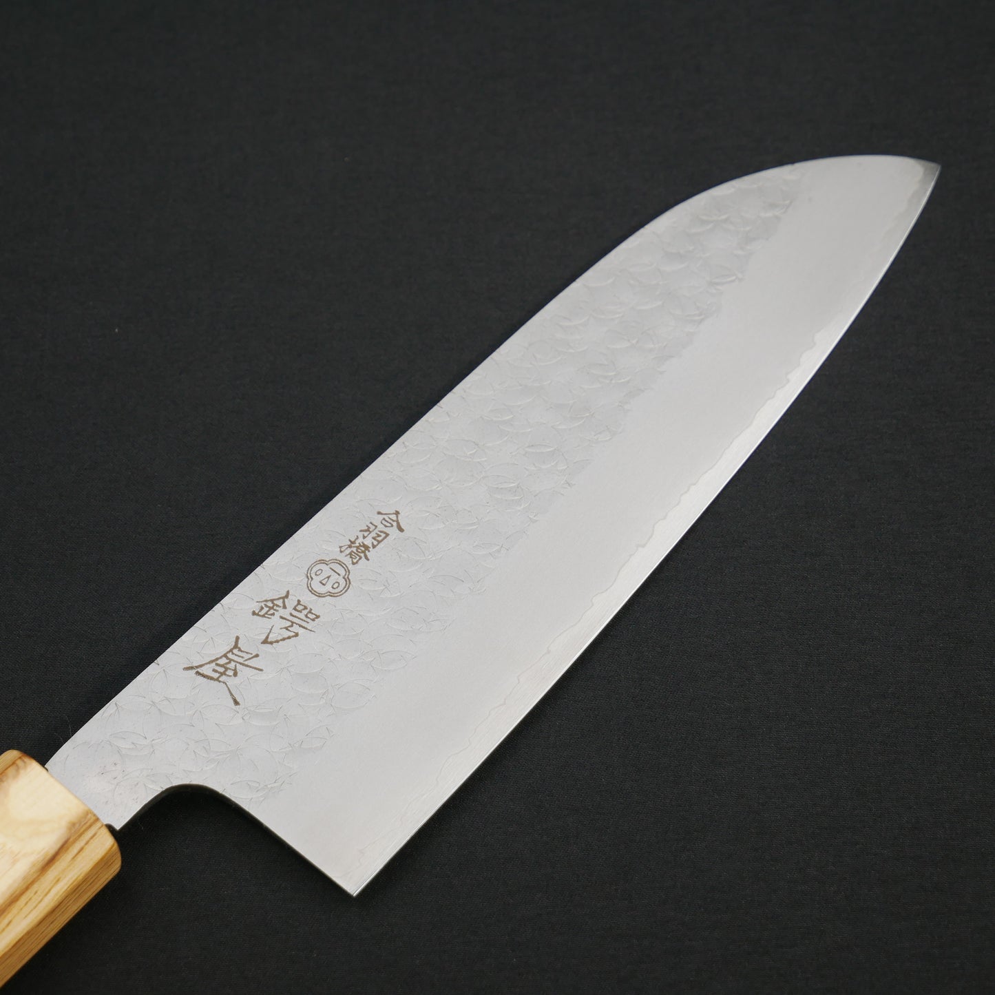VG10 Tsuchime Santoku Walnut Octagonal Handle