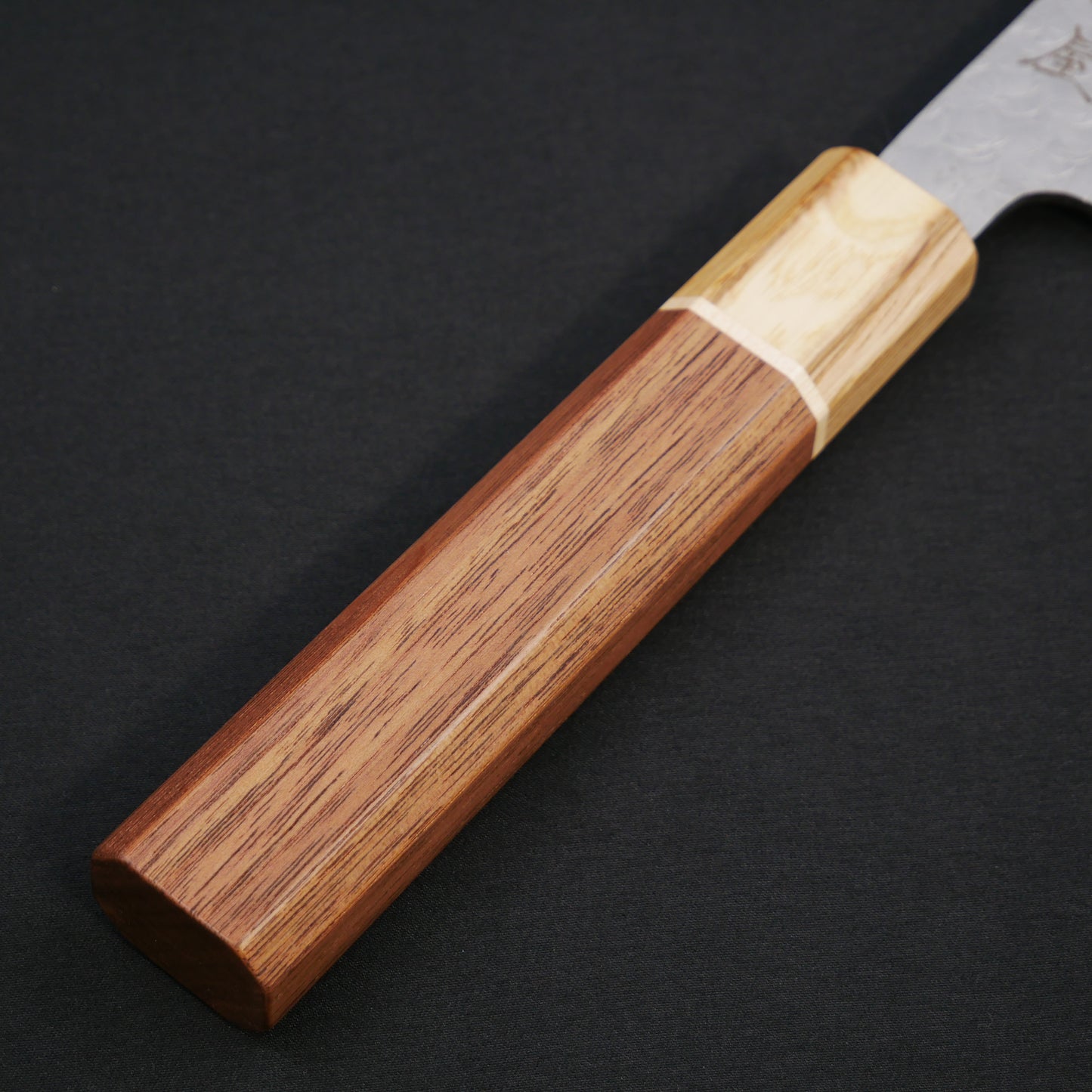 VG10 Tsuchime Santoku Walnut Octagonal Handle