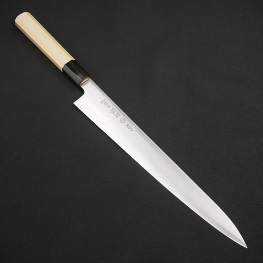 Honyaki INOX Sujihiki Magnolia Octagonal Handle