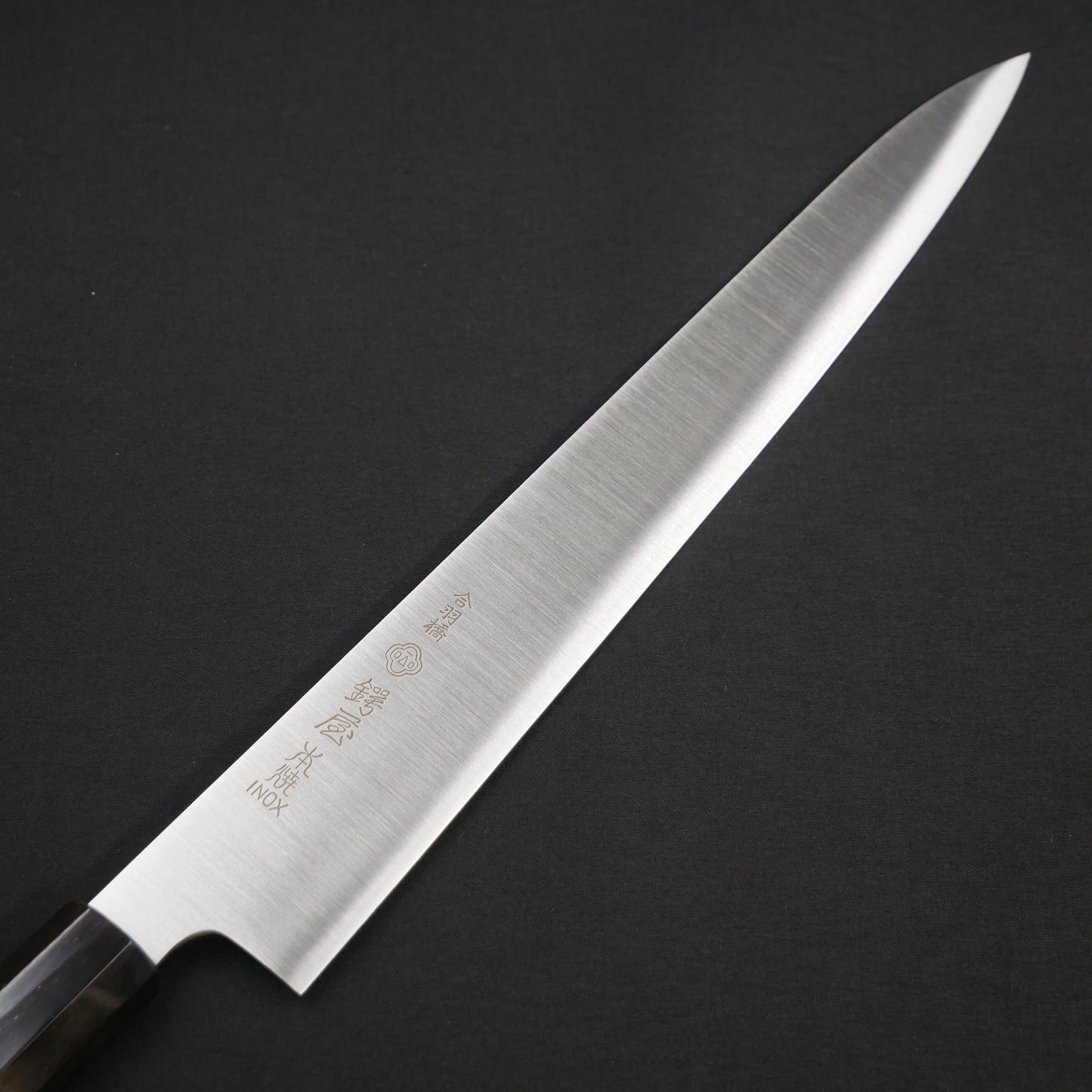Honyaki INOX Sujihiki Magnolia Octagonal Handle