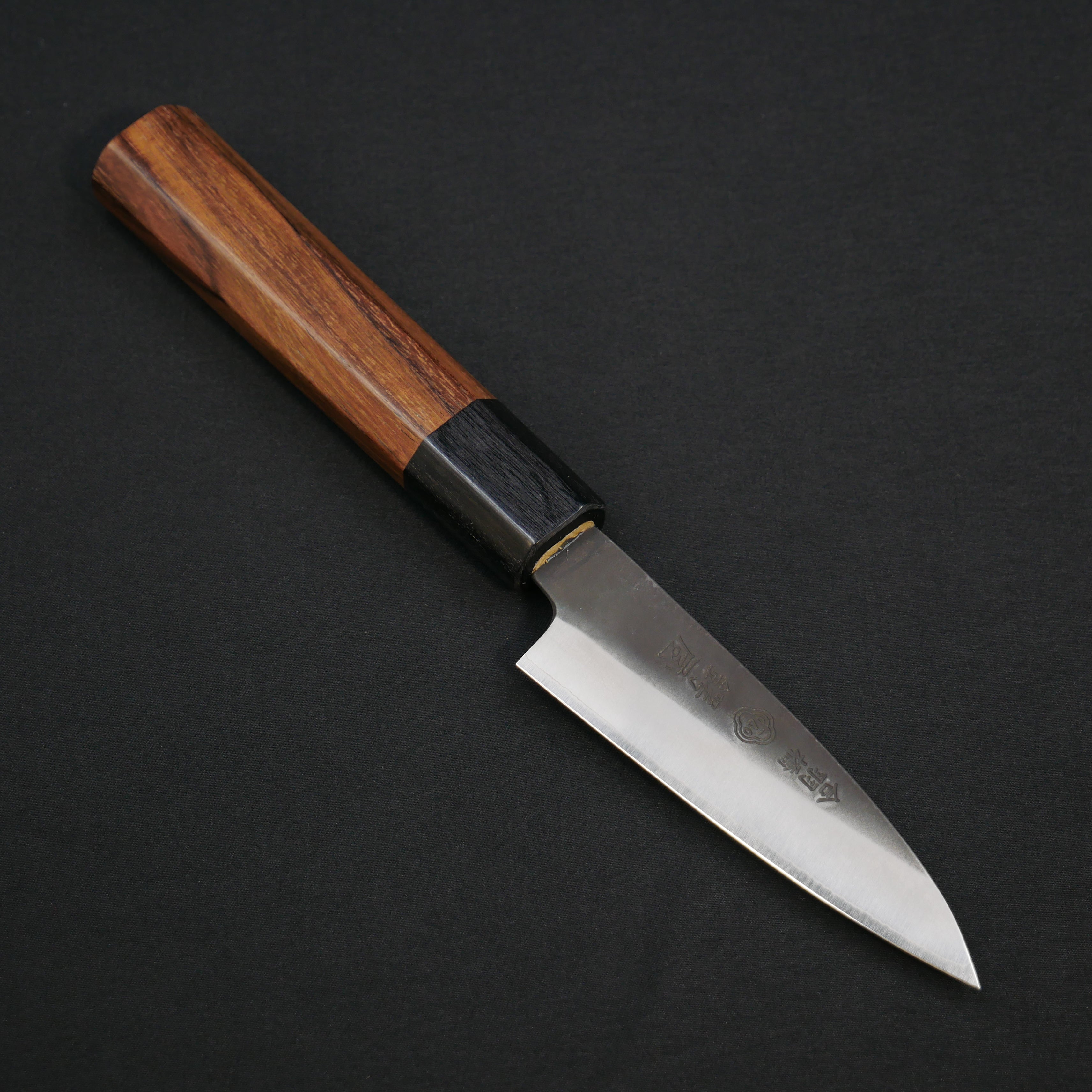 吉田刃物ZDP189文化包丁黒檀八角柄 吉田刃物 ZDP189 黒打 ペティ 黒檀八角柄 – つば屋庖丁店