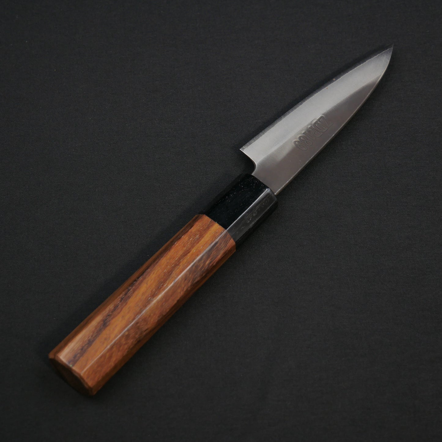 吉田刃物 ZDP189 黒打 パーリング 紫檀八角柄