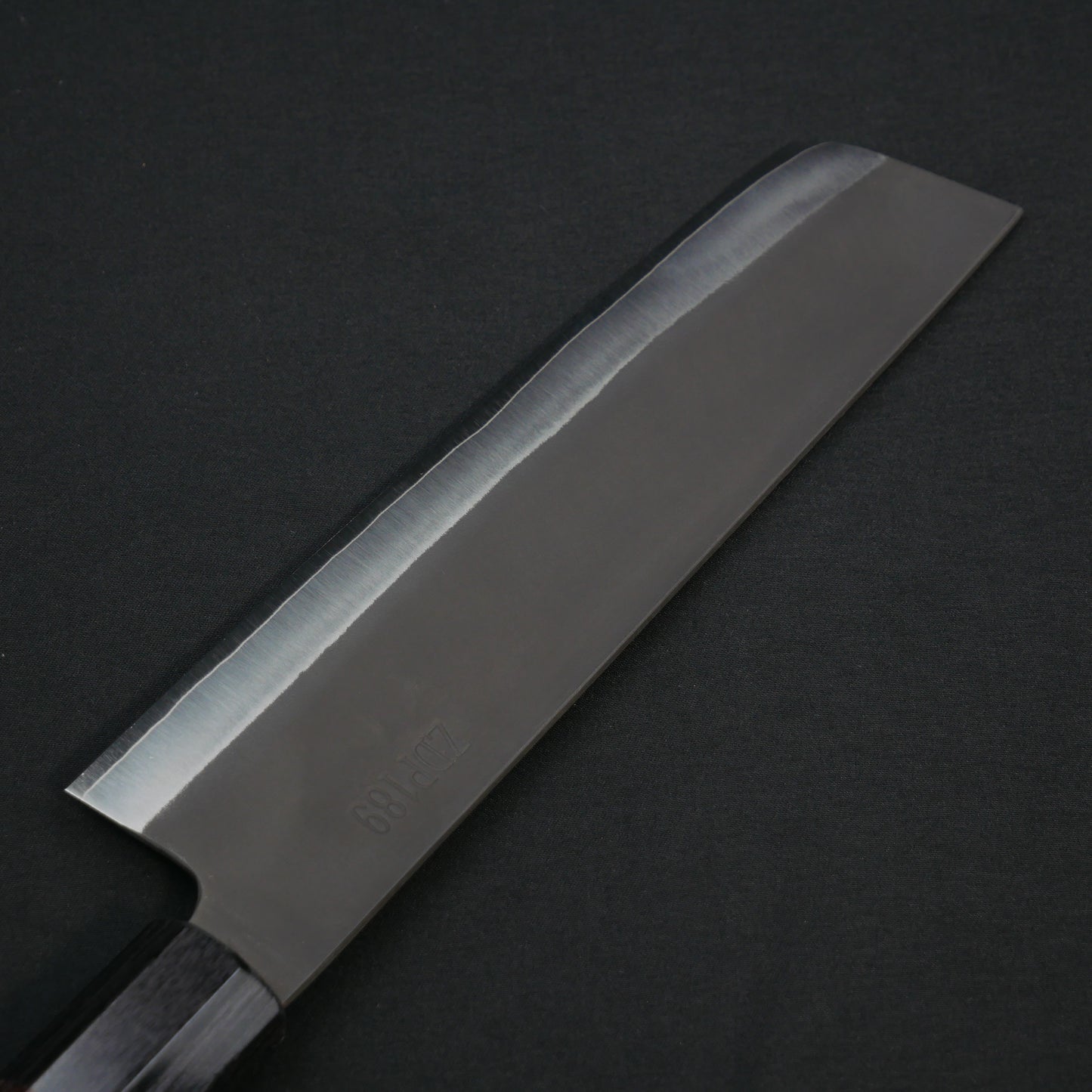 吉田刃物 ZDP189 黒打 菜切 紫檀八角柄