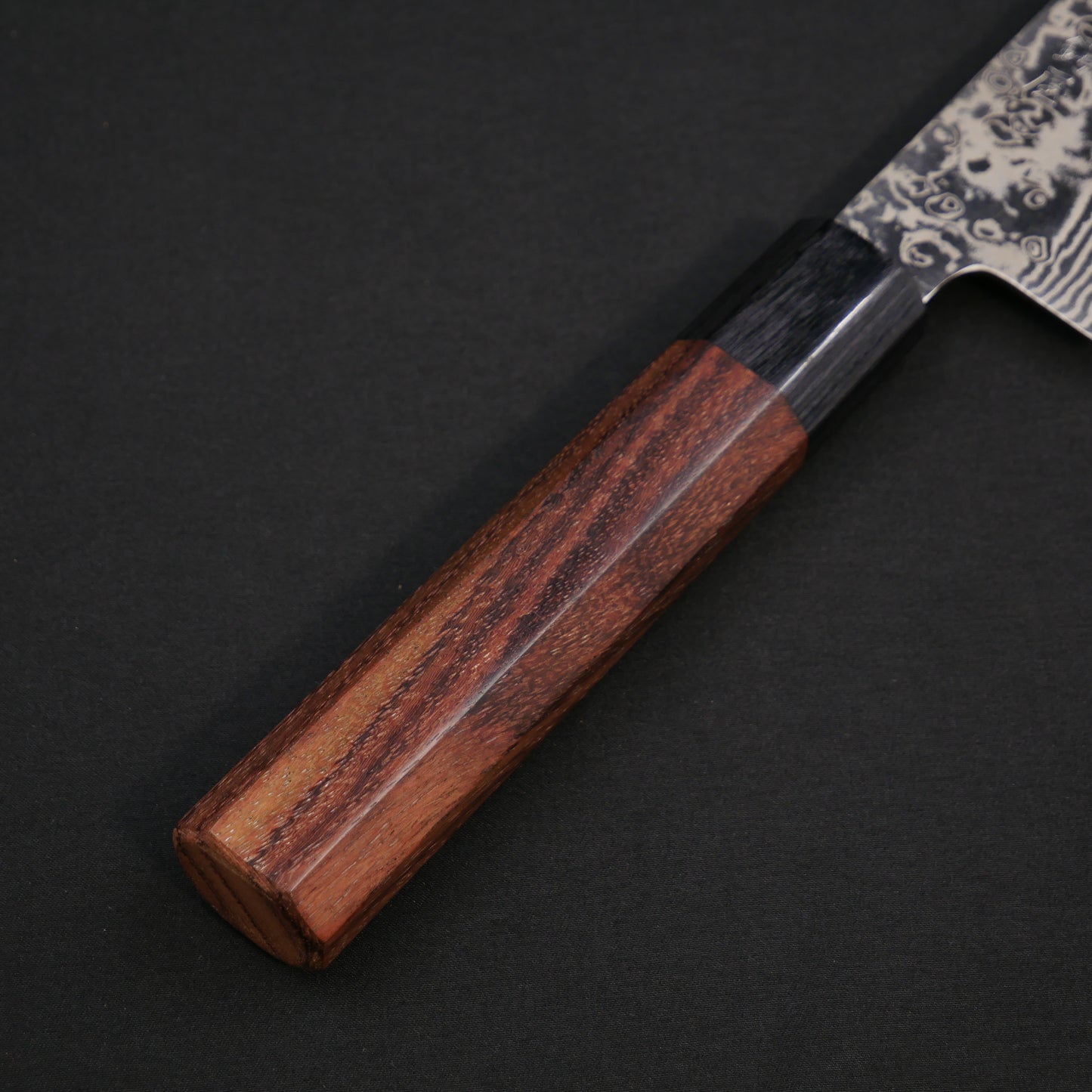 吉田刃物 ZDP189 ダマスカス 牛刀 紫檀八角柄
