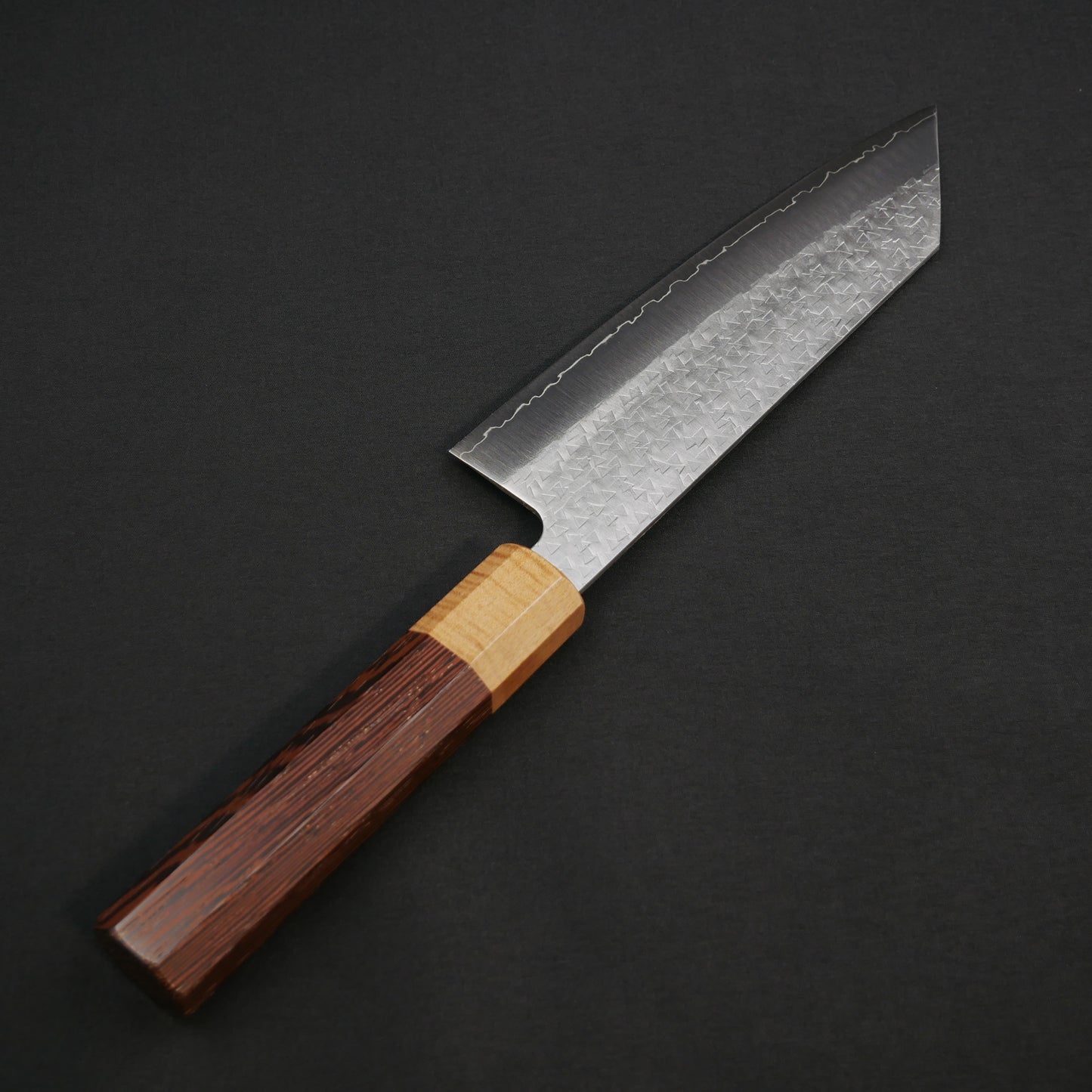 HSS Tsuchime Kiritsuke Santoku Tagayasan Octagonal Handle