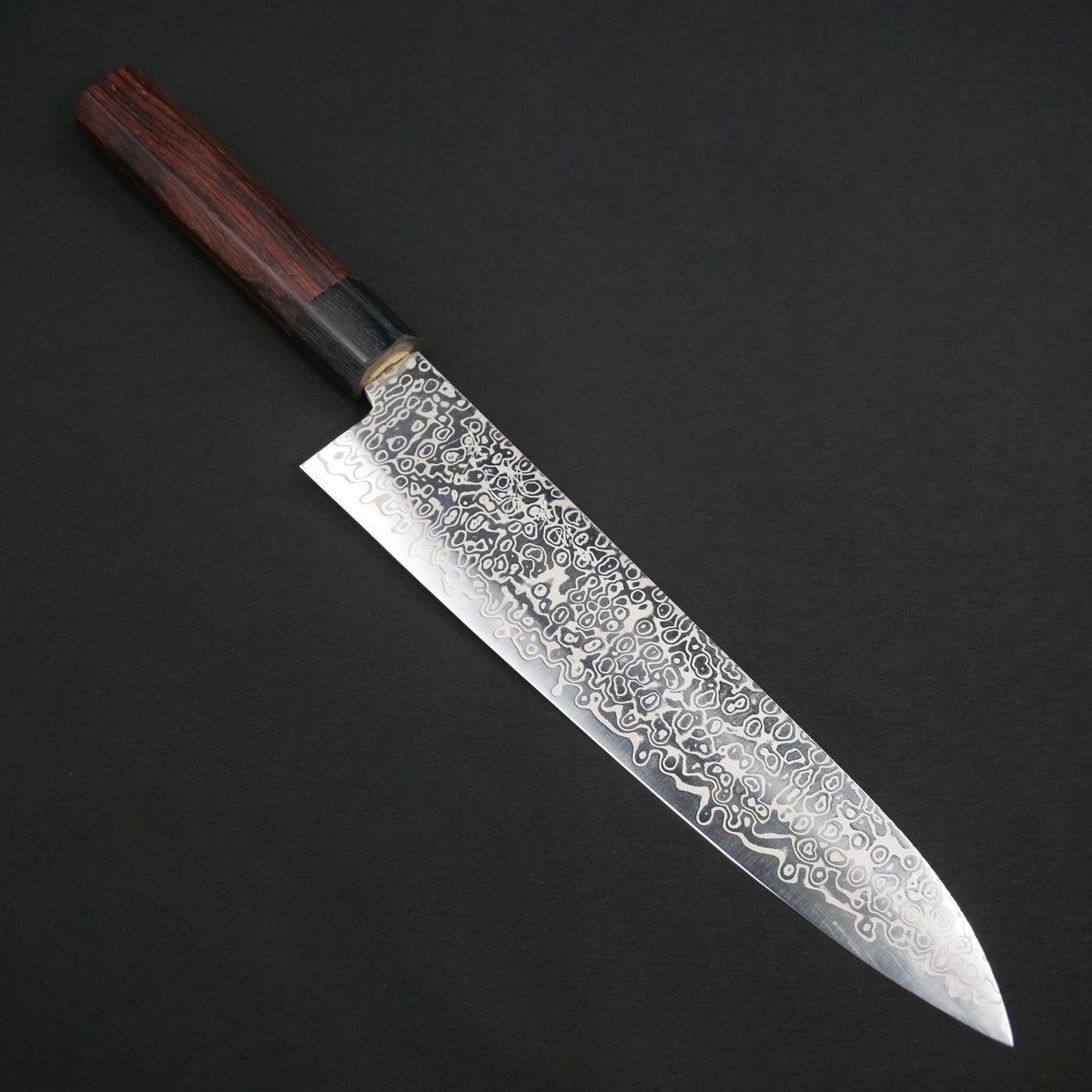 吉田刃物 ZDP189 ダマスカス 牛刀 紫檀八角柄 – つば屋庖丁店