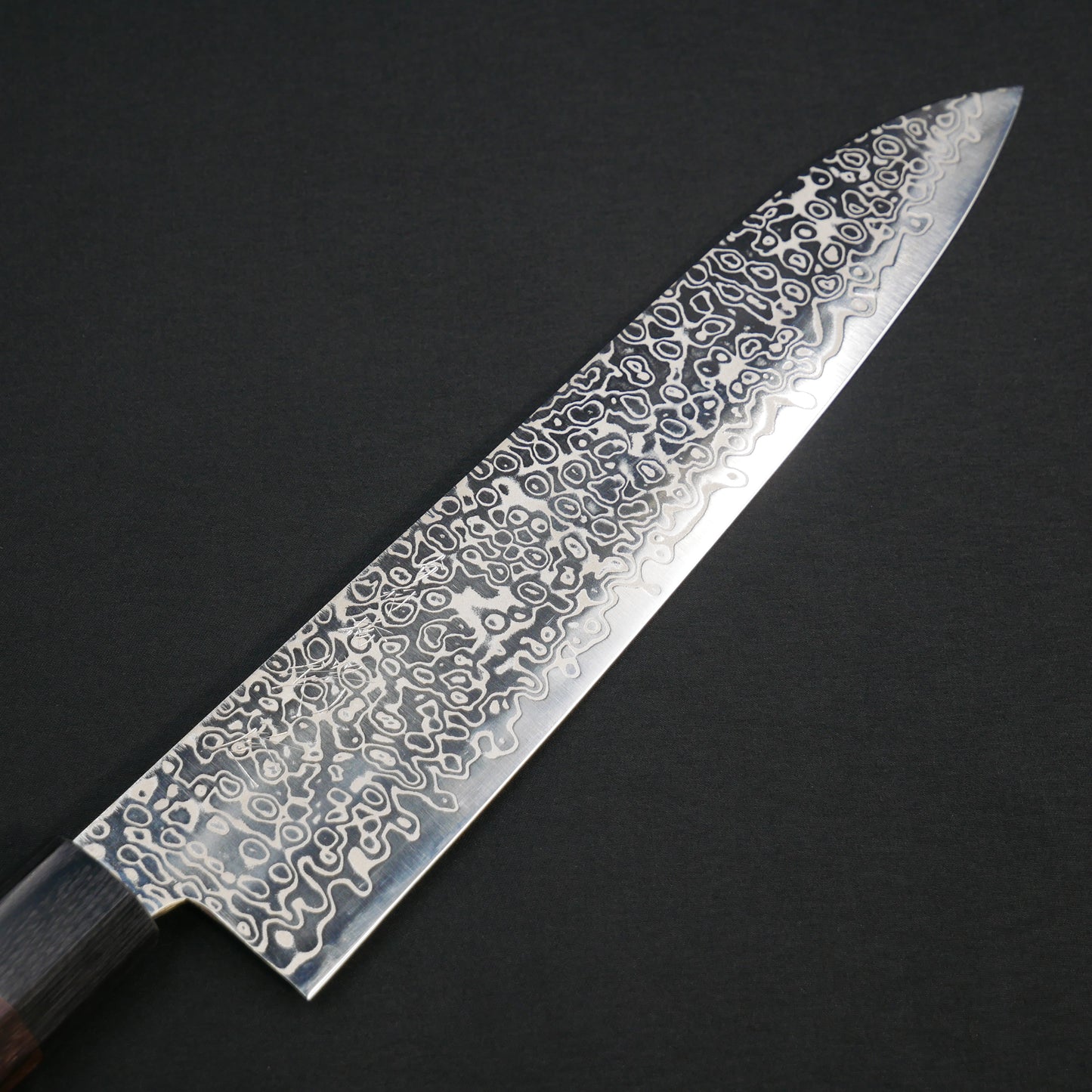 Yoshida Hamono ZDP189 Damascus Gyuto Rosewood Octagonal Handle