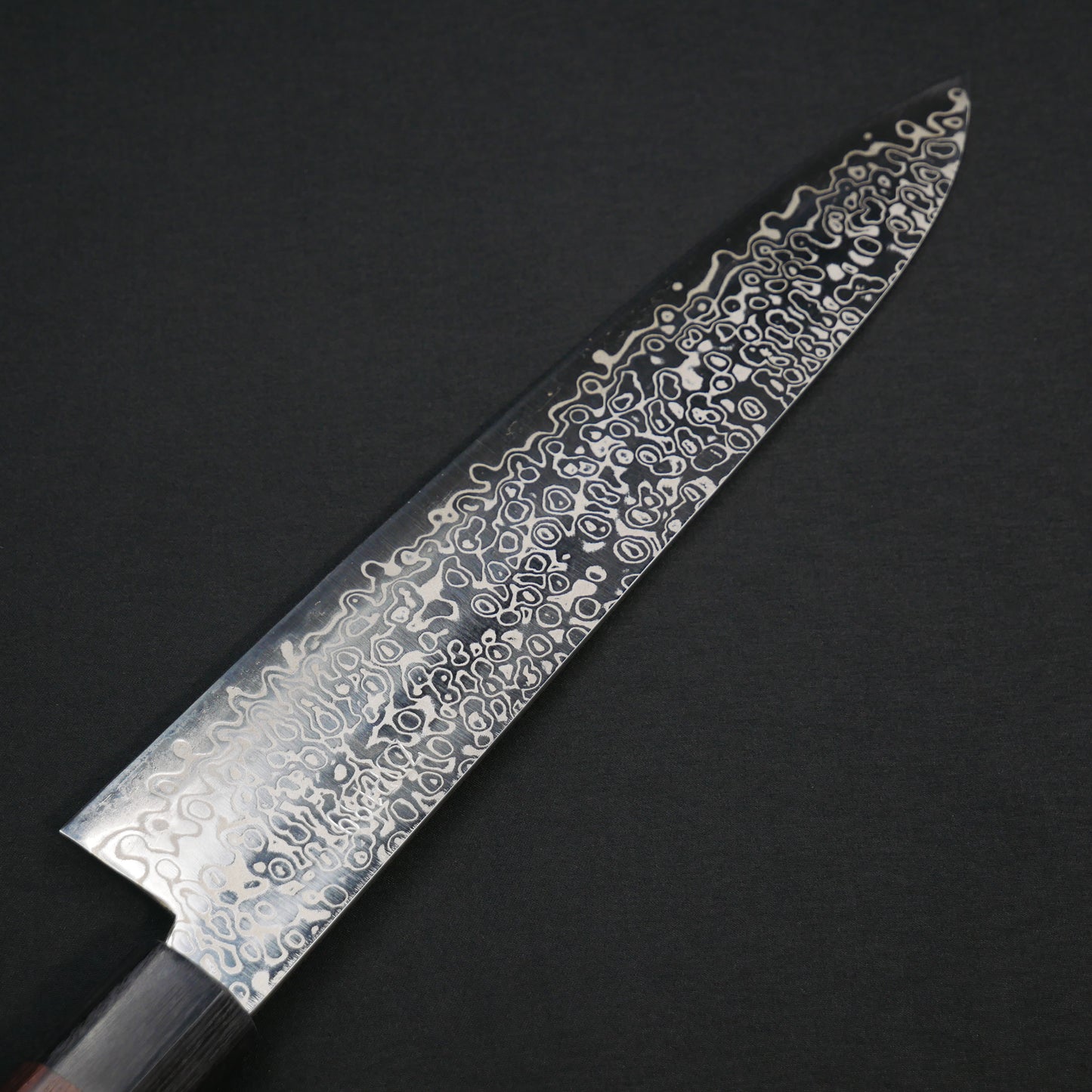 Yoshida Hamono ZDP189 Damascus Gyuto Rosewood Octagonal Handle