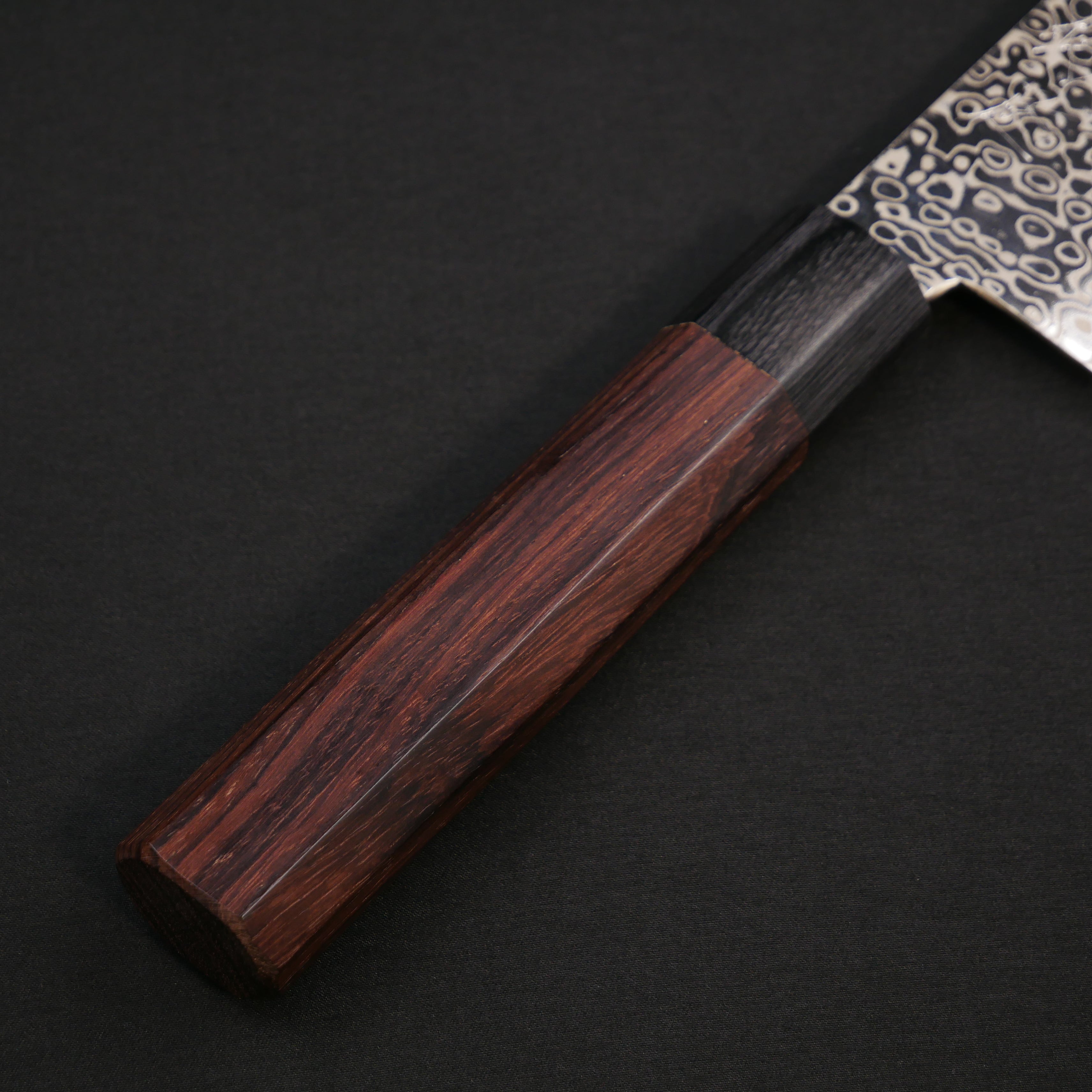 吉田刃物 ZDP189 ダマスカス 牛刀 紫檀八角柄 – つば屋庖丁店