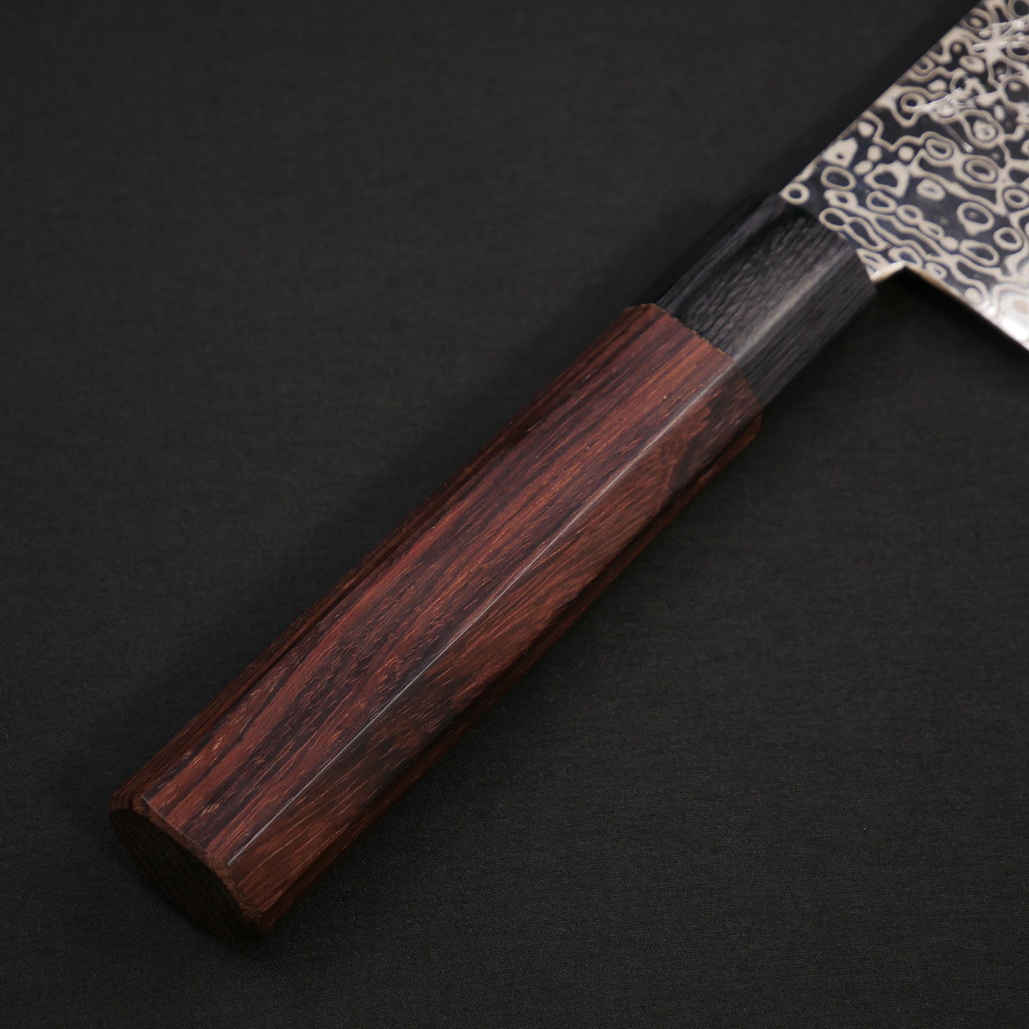 Yoshida Hamono ZDP189 Damascus Gyuto Rosewood Octagonal Handle