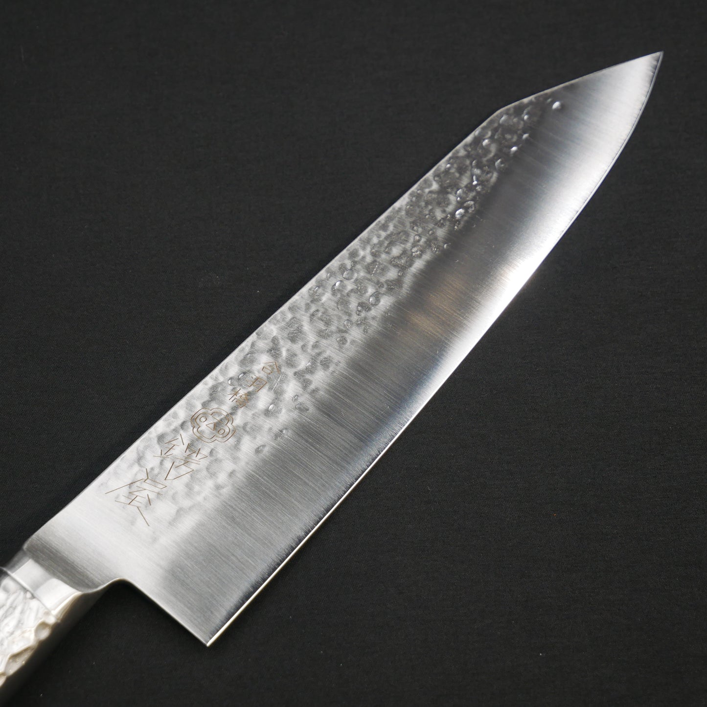 モリブデンバナジウム鋼 鎚目 切付牛刀 ステンレス柄