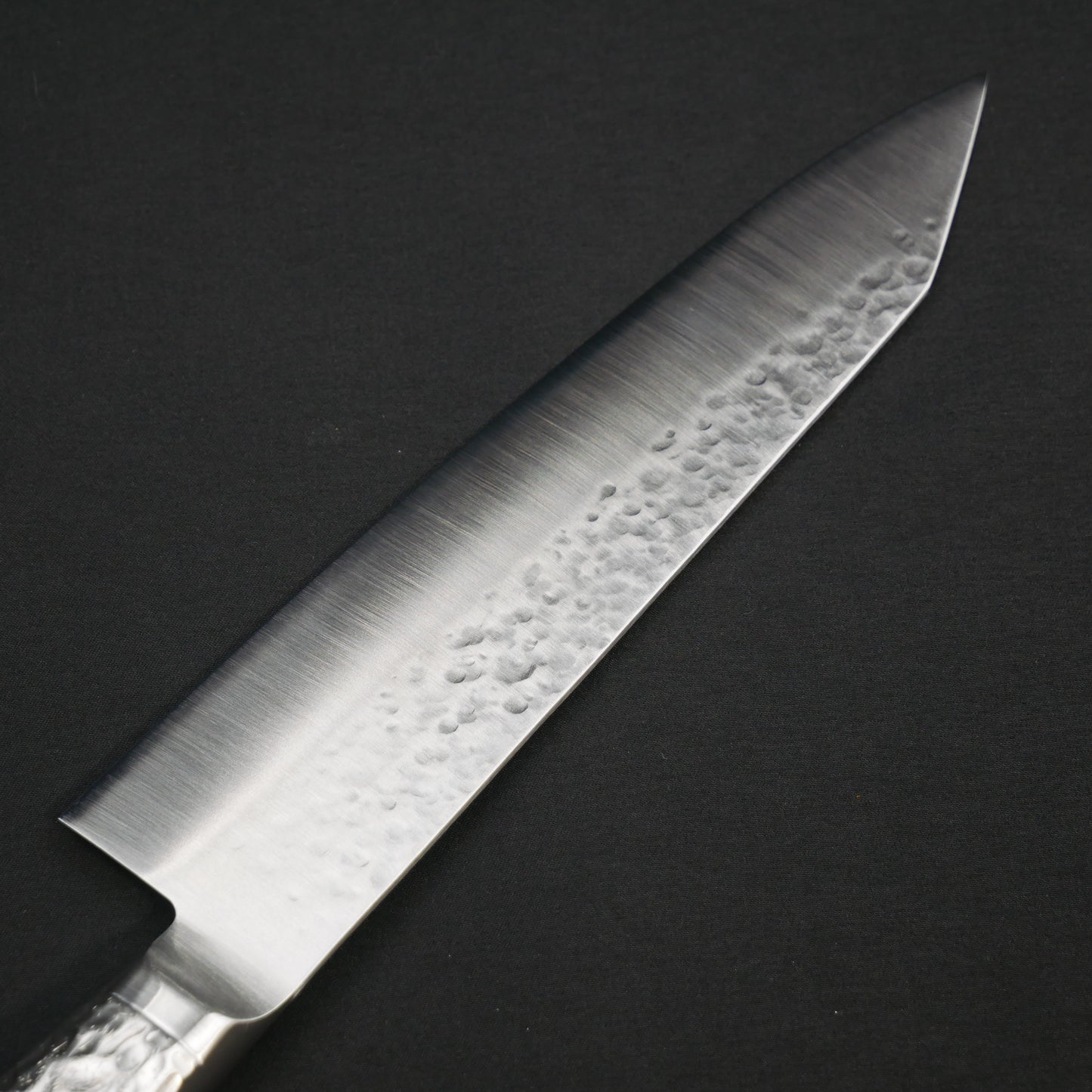 モリブデンバナジウム鋼 鎚目 切付牛刀 ステンレス柄