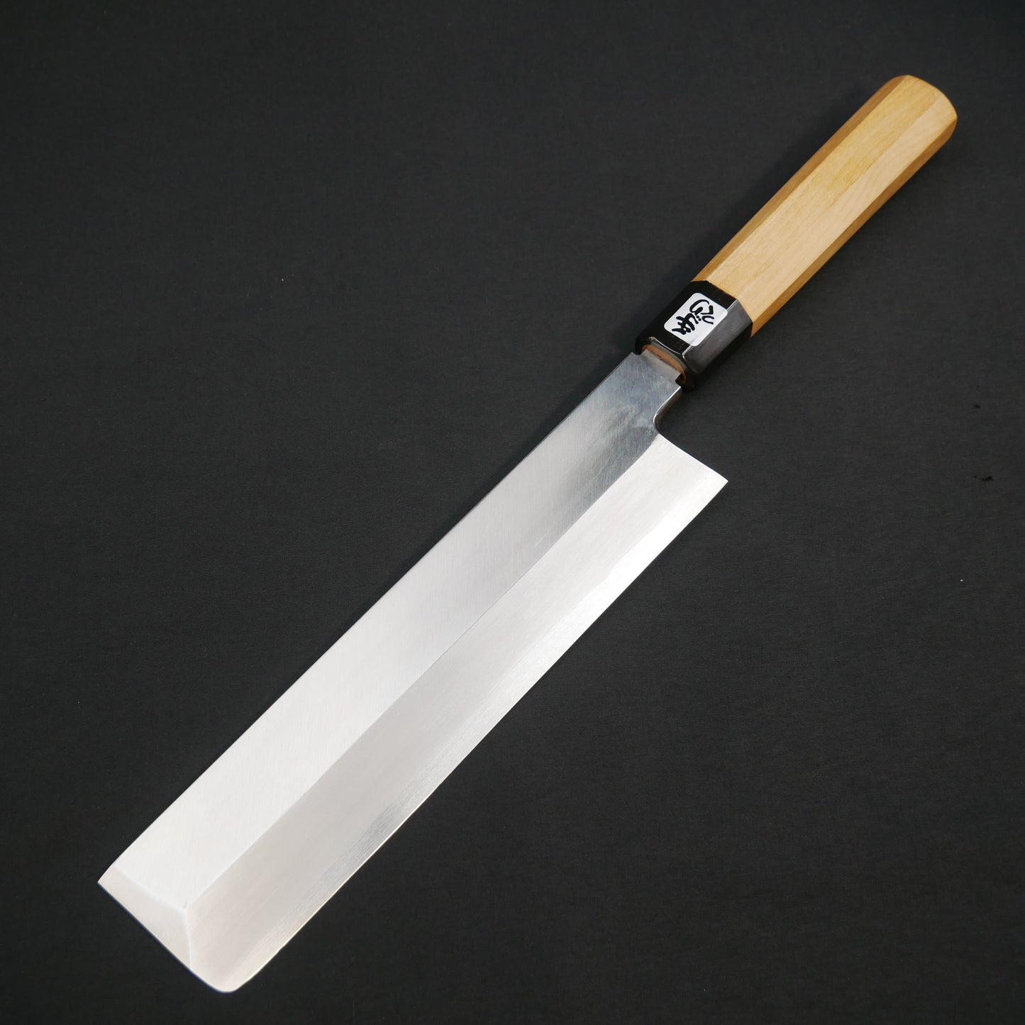 左刃 銀三鋼 薄刃 朴八角柄