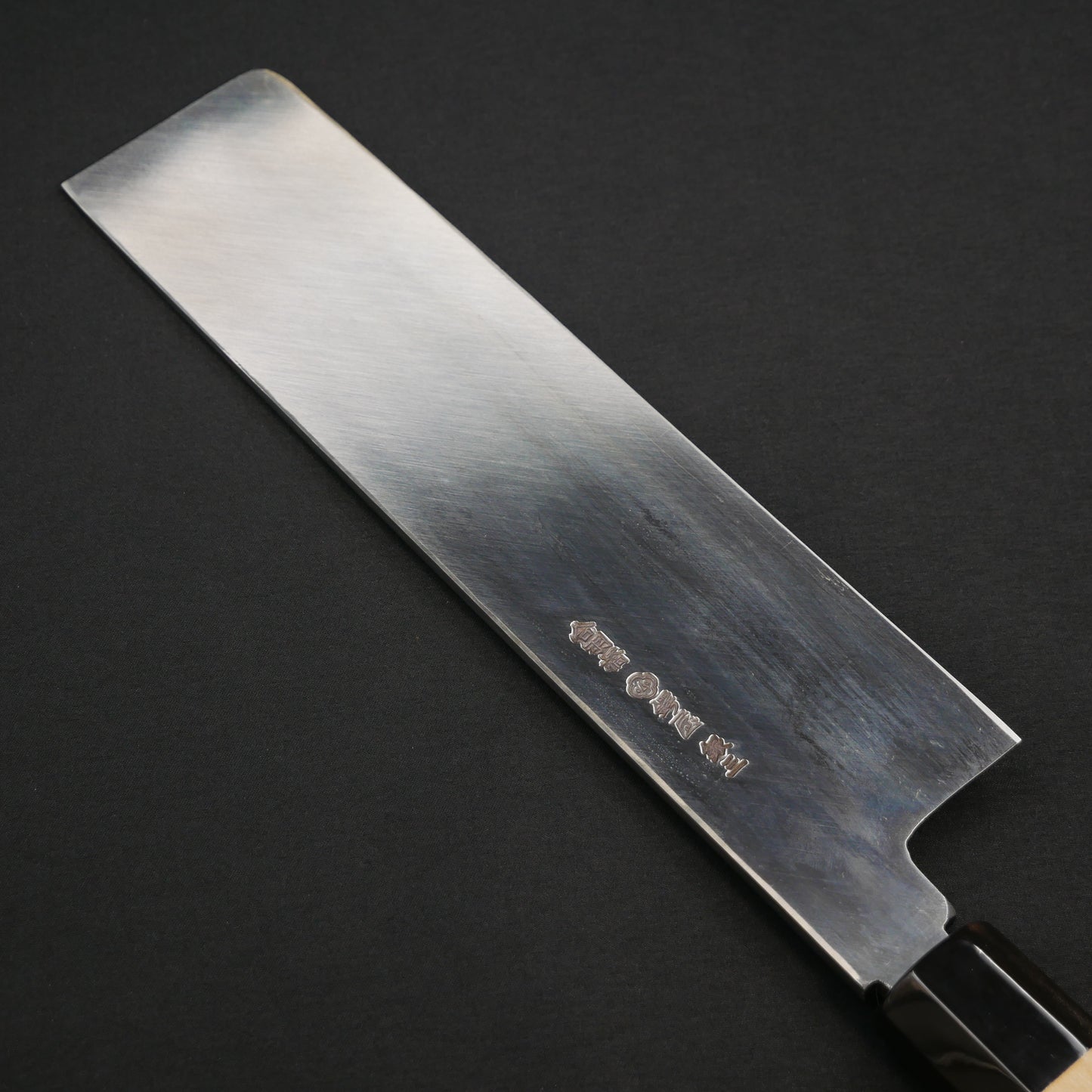 左刃 銀三鋼 薄刃 朴八角柄