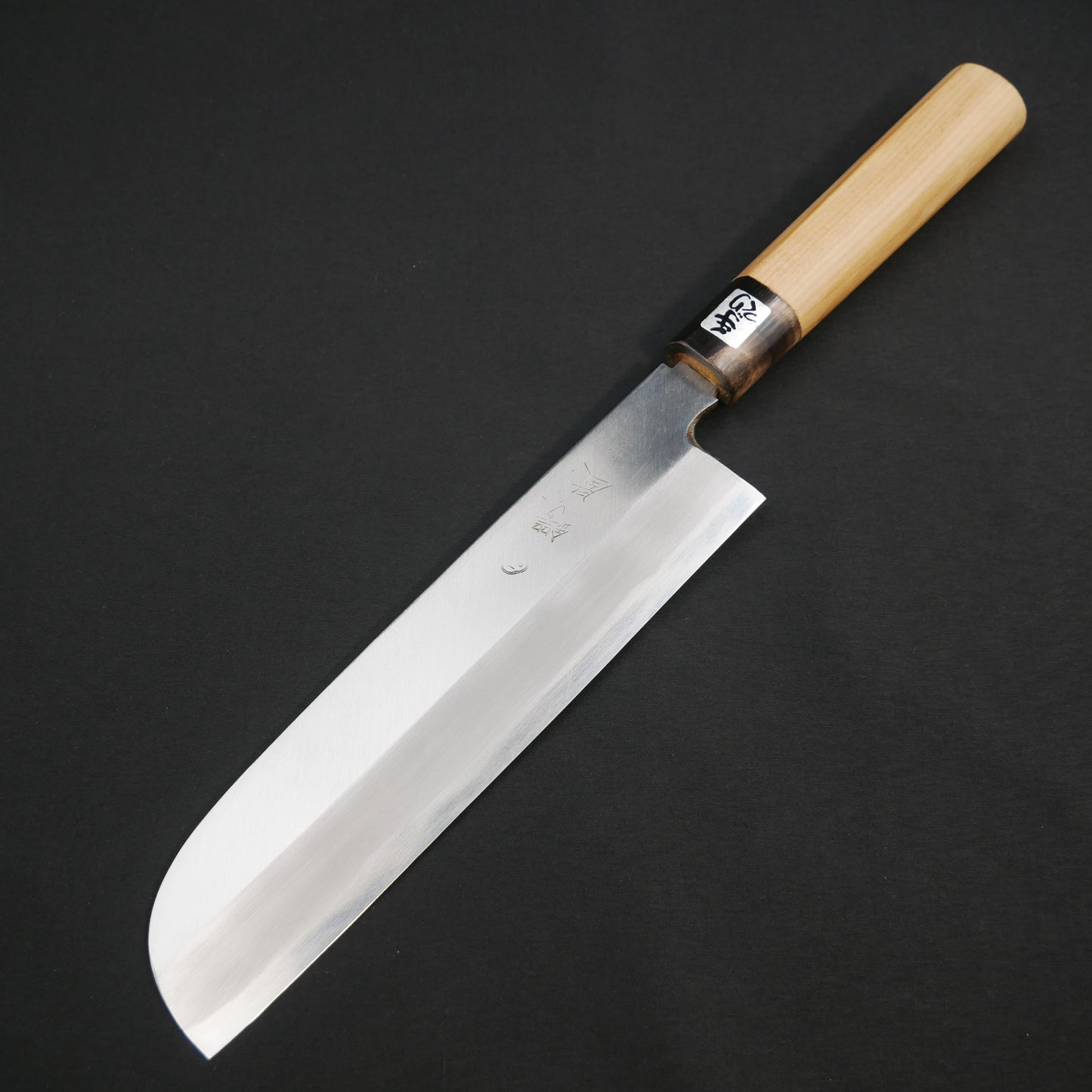 左刃 青二鋼 上仕上 鎌形薄刃 朴柄