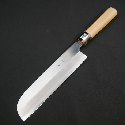 左刃 青二鋼 上仕上 鎌形薄刃 朴柄