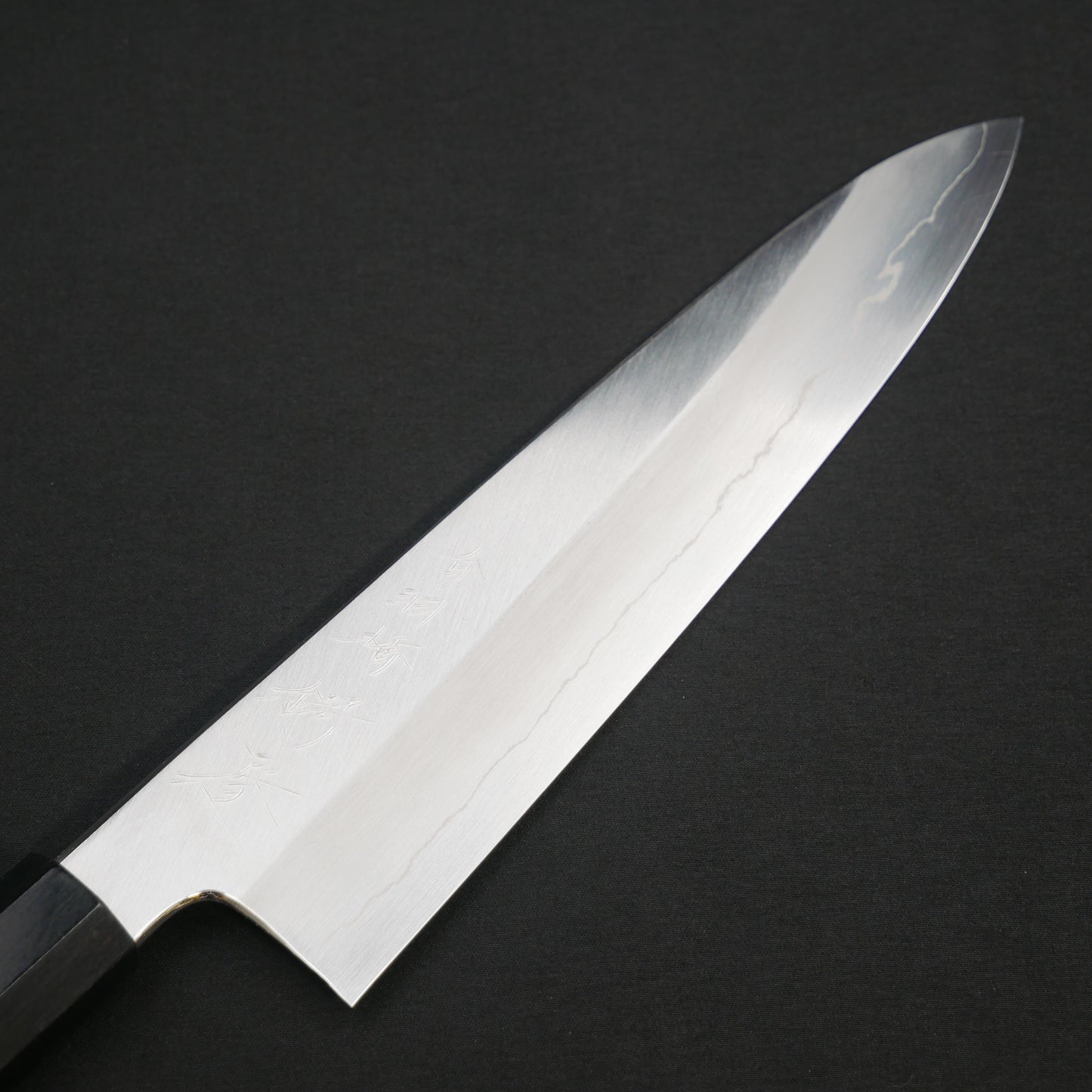 Silver#3 Stainless Steel Gyuto Ebony Octagonal Handle