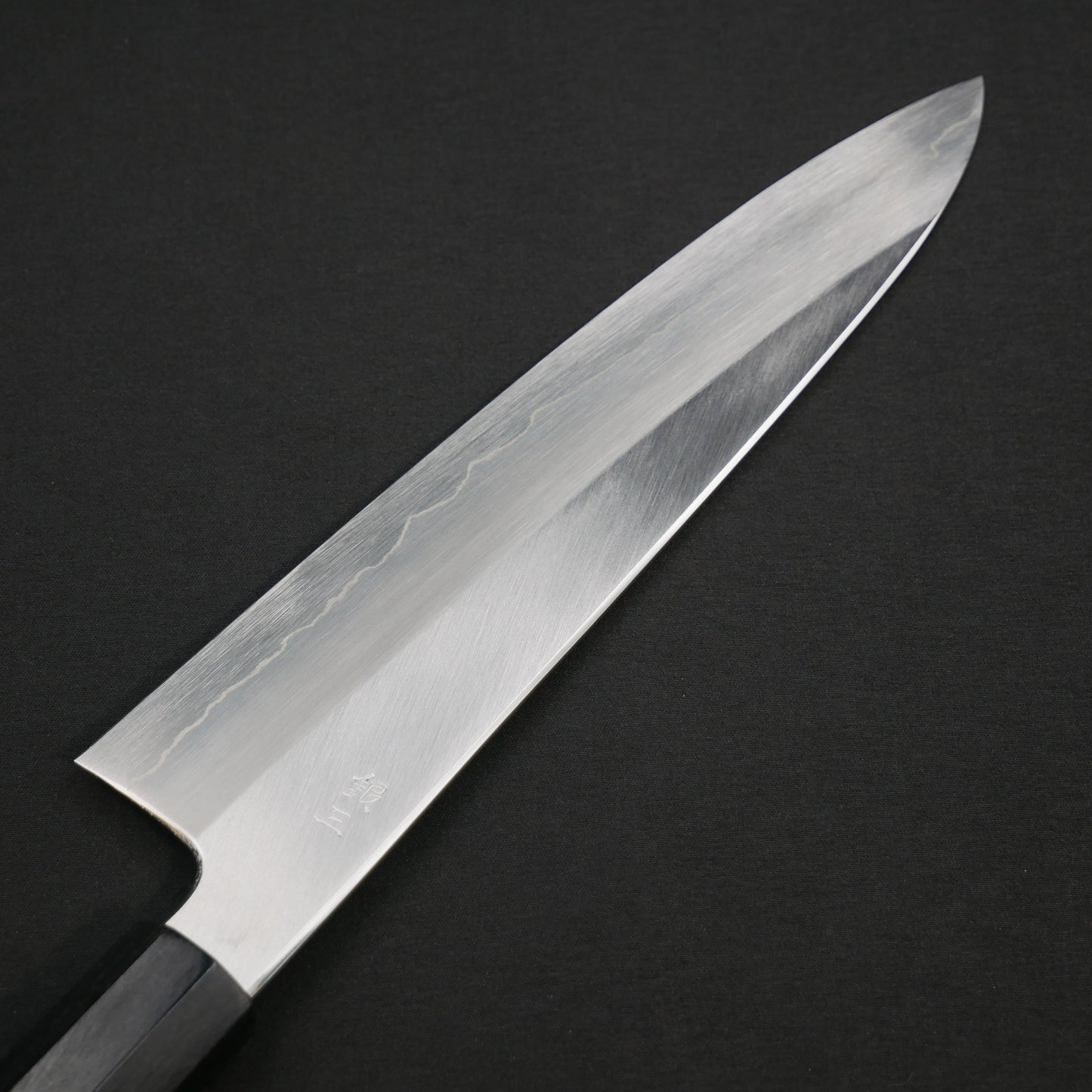 Silver#3 Stainless Steel Gyuto Ebony Octagonal Handle