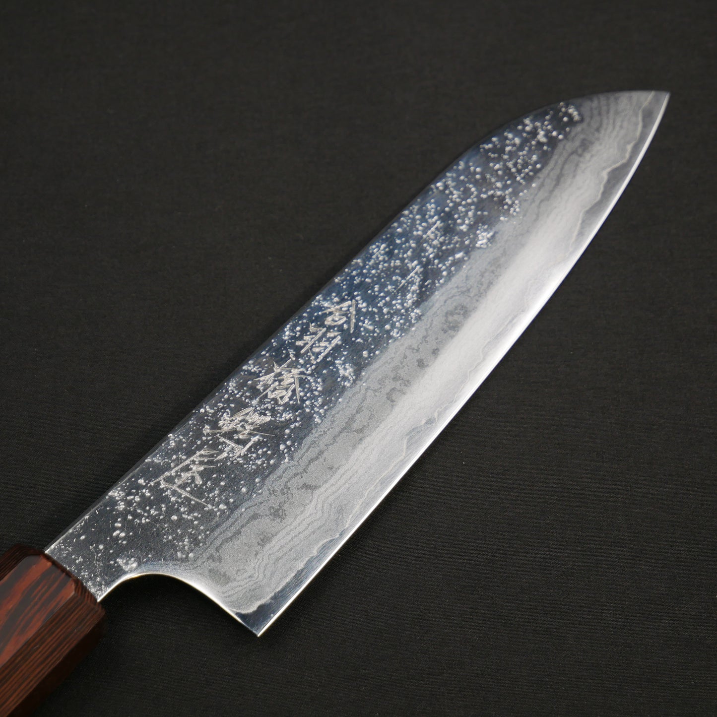 VG10 Nashiji Santoku Wenge Octagonal Handle