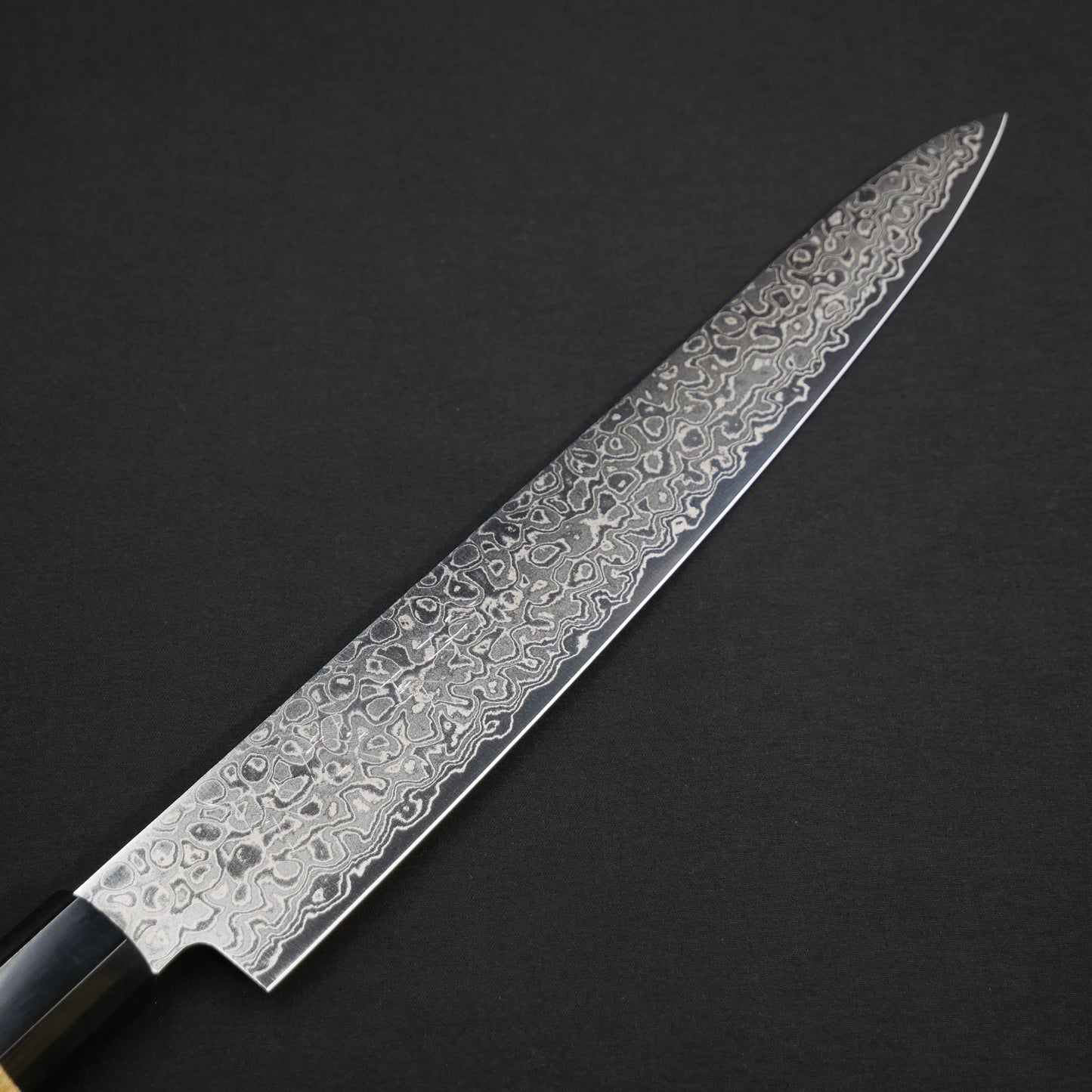 AUS10 Damascus Sujihiki Magnolia Octagonal Handle
