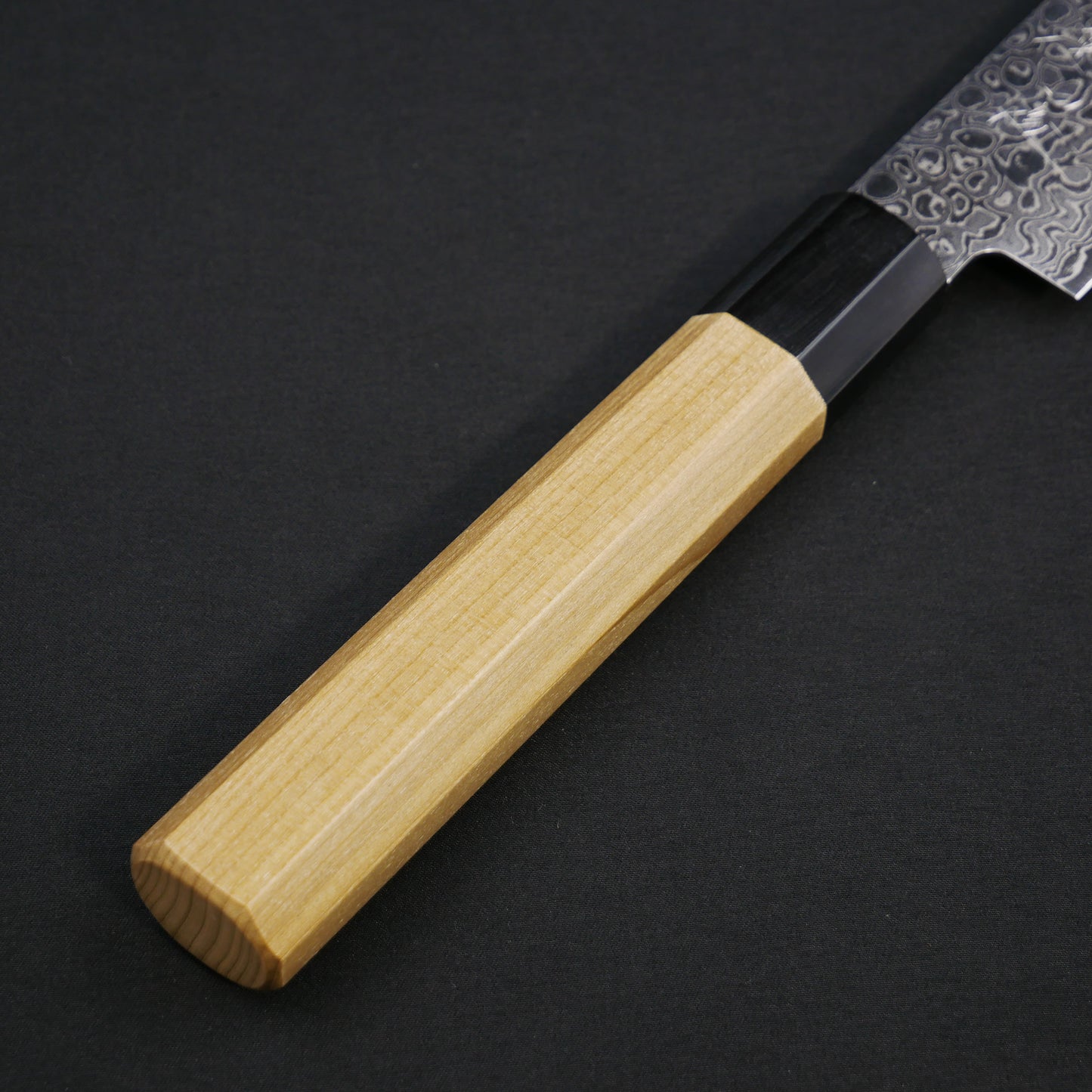 AUS10 Damascus Sujihiki Magnolia Octagonal Handle