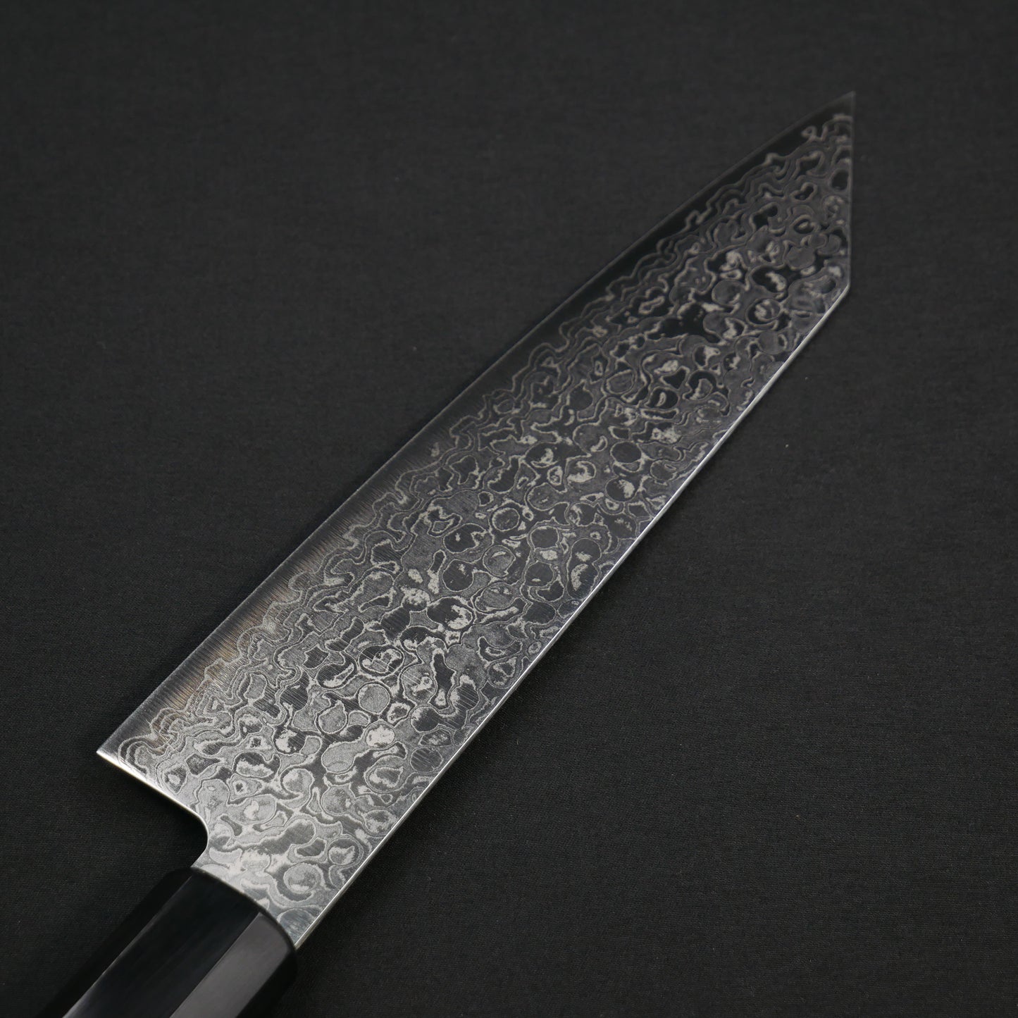 AUS10 ダマスカス 切付三徳 朴八角柄