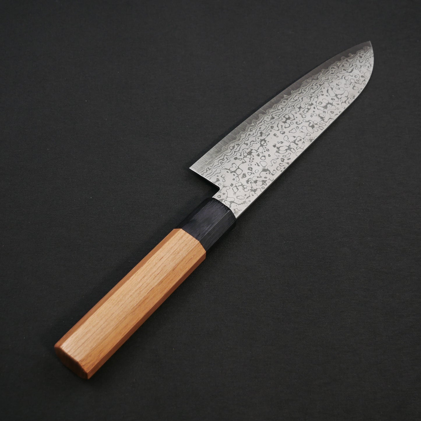 VG10 ダマスカス 三徳 ウォールナット八角柄