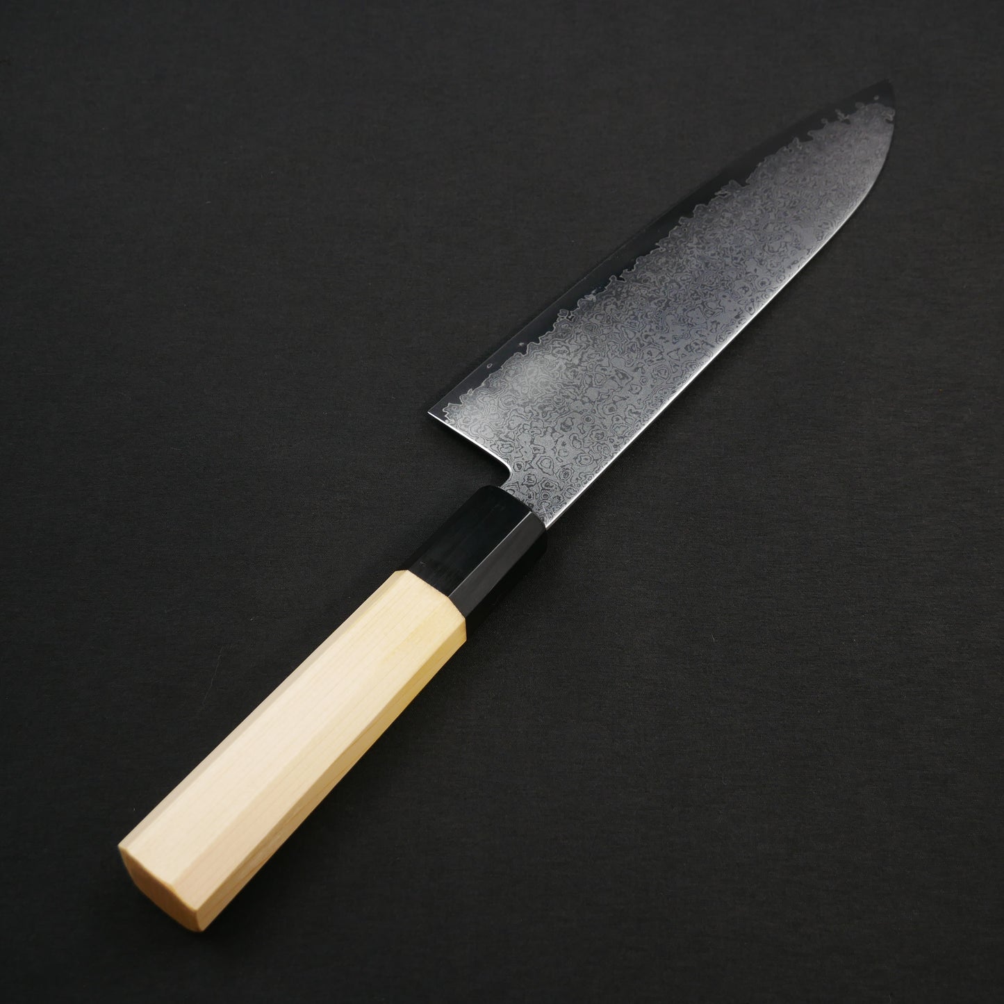 VG10 Damascus Santoku Hinoki Octagonal Handle