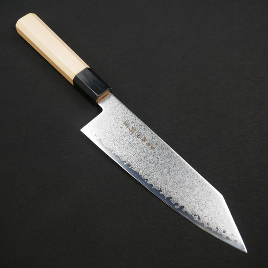 VG10 Damascus Kiritsuke Santoku Hinoki Octagonal Handle