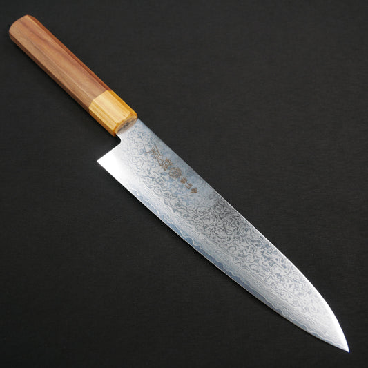 VG10 Damascus Gyuto Walnut Octagonal Handle