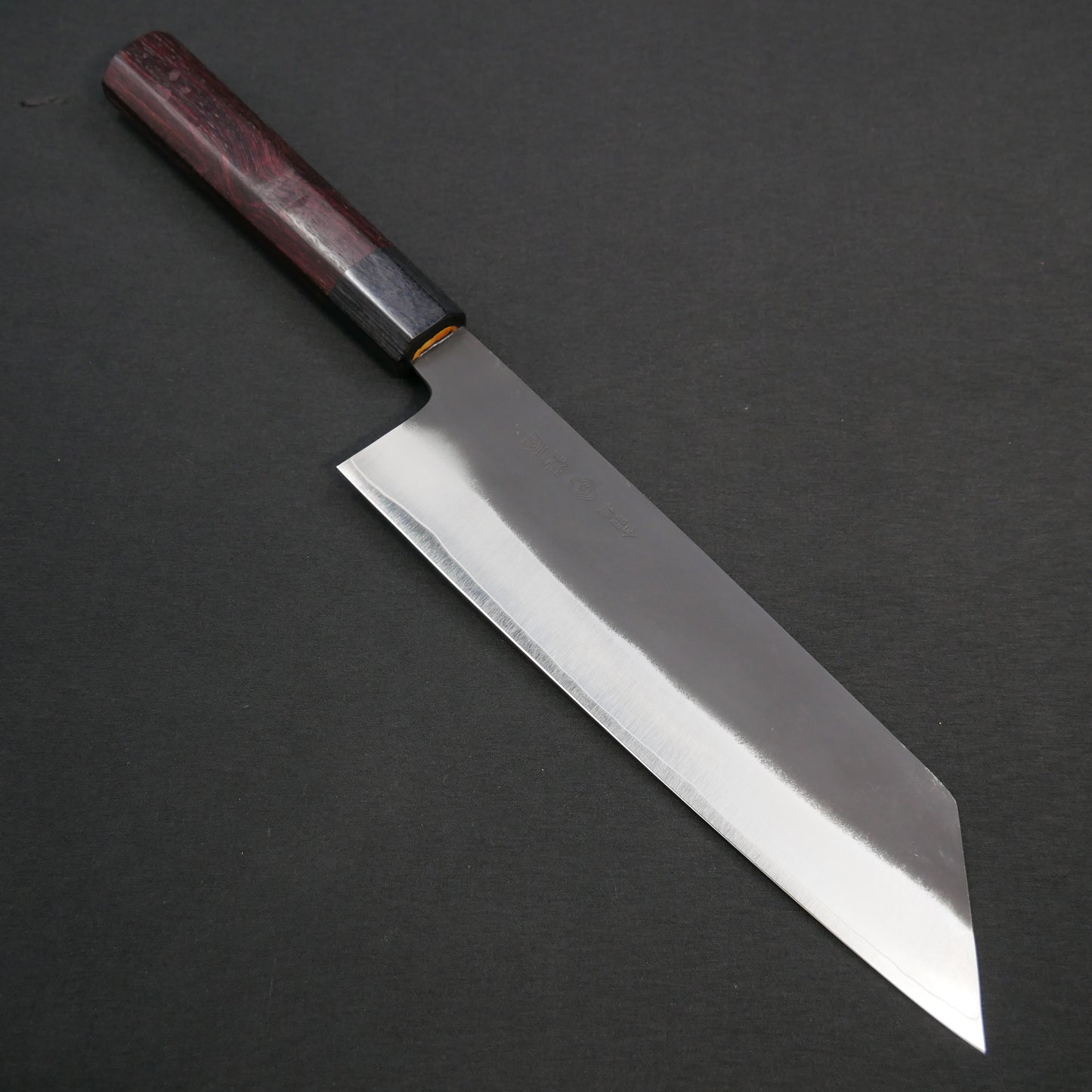 吉田刃物 ZDP189 黒打 切付牛刀 紫檀八角柄