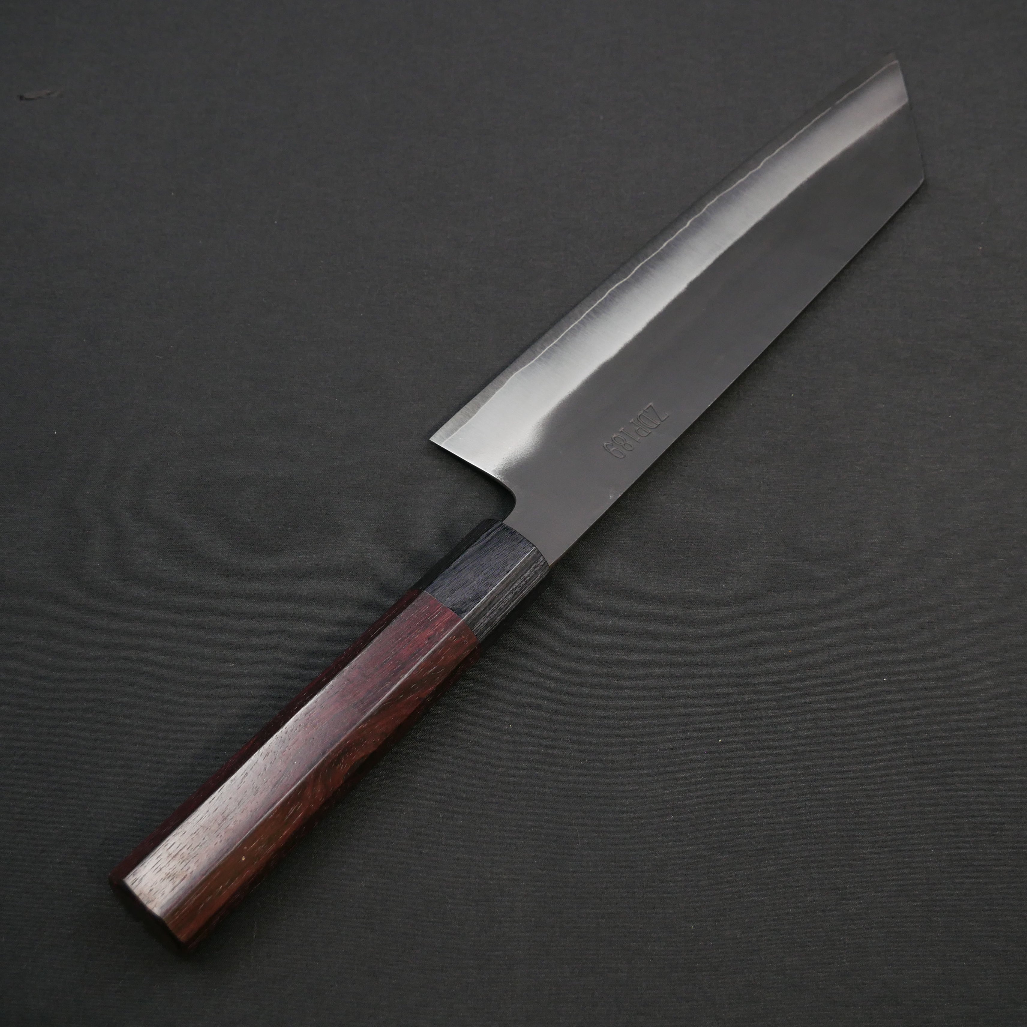 吉田刃物 ZDP189 黒打 切付牛刀 紫檀八角柄 – つば屋庖丁店