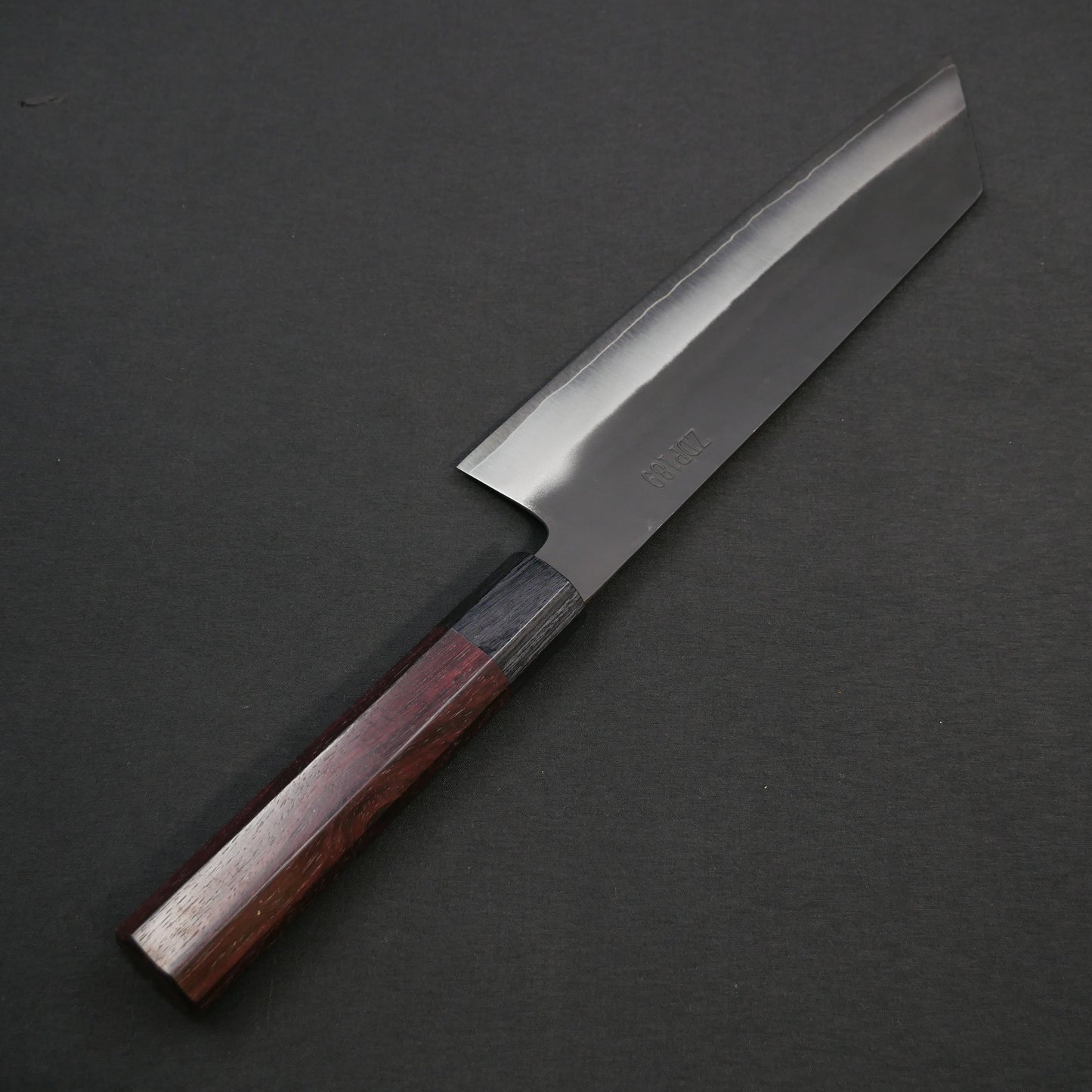 吉田刃物 ZDP189 黒打 切付牛刀 紫檀八角柄