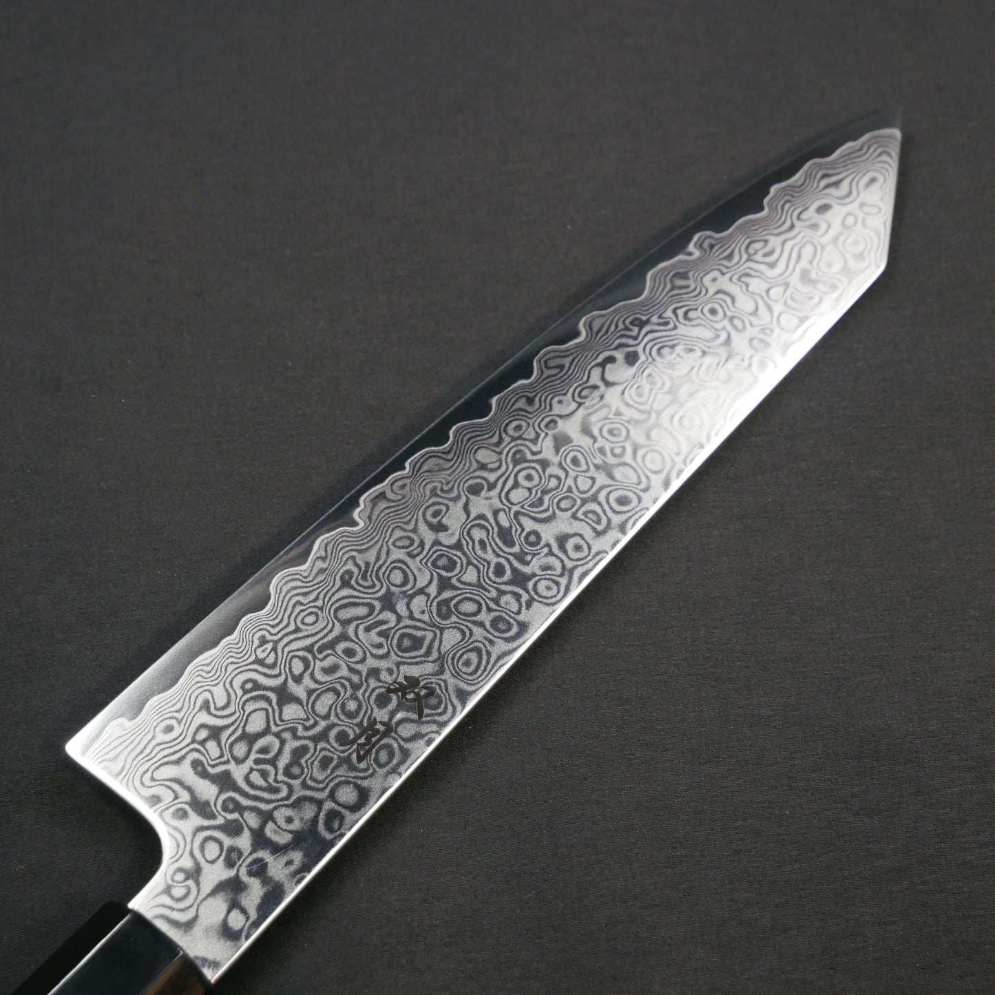 Cobalt Steel Damascus Kiritsuke Gyuto Satine Octagonal Handle