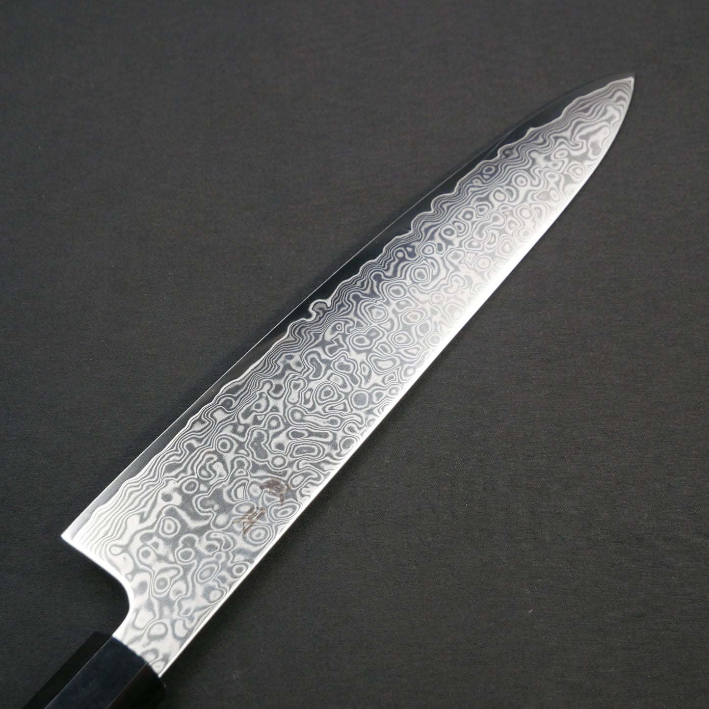 Cobalt Steel Damascus Gyuto Satine Octagonal Handle