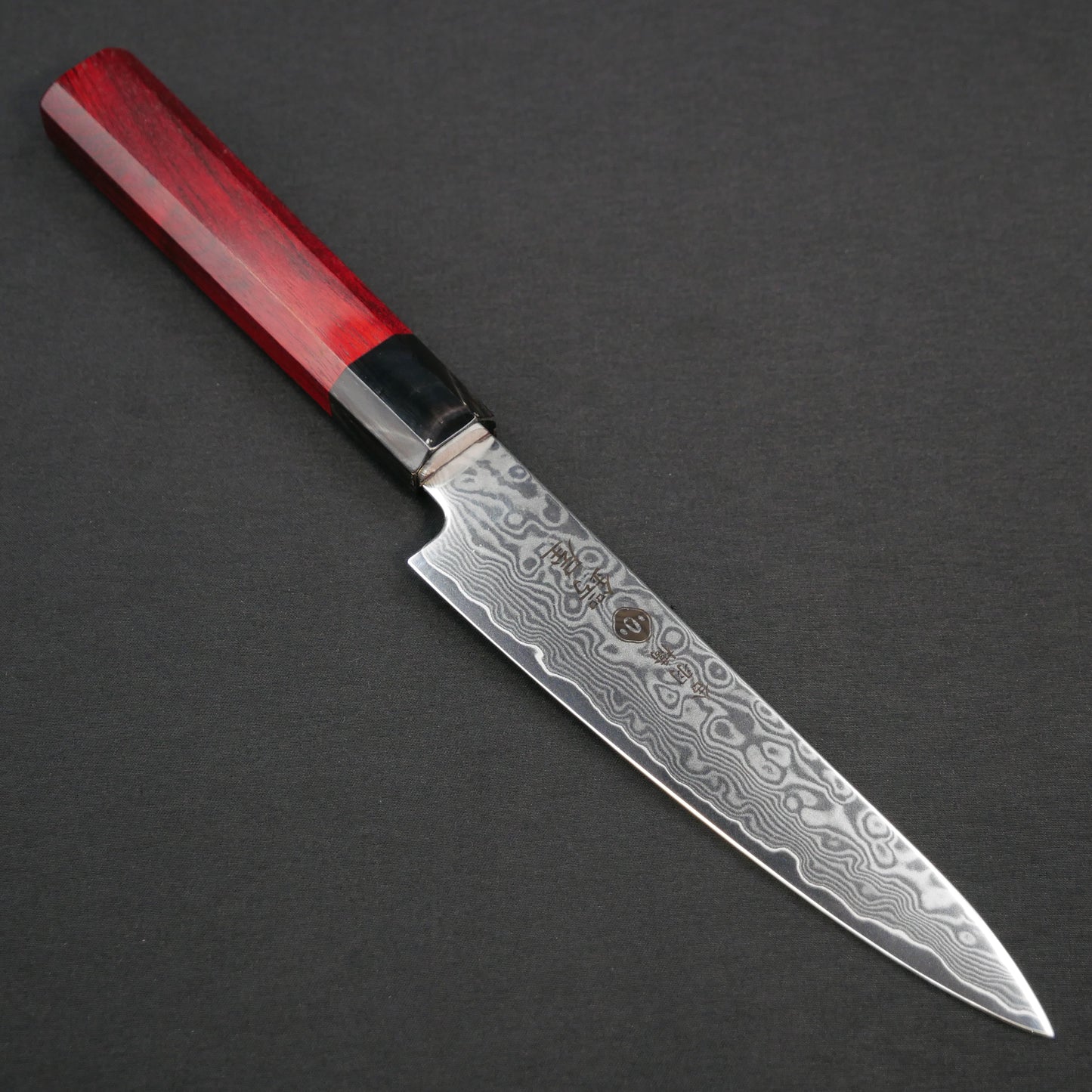 Cobalt Steel Damascus Petty Satine Octagonal Handle