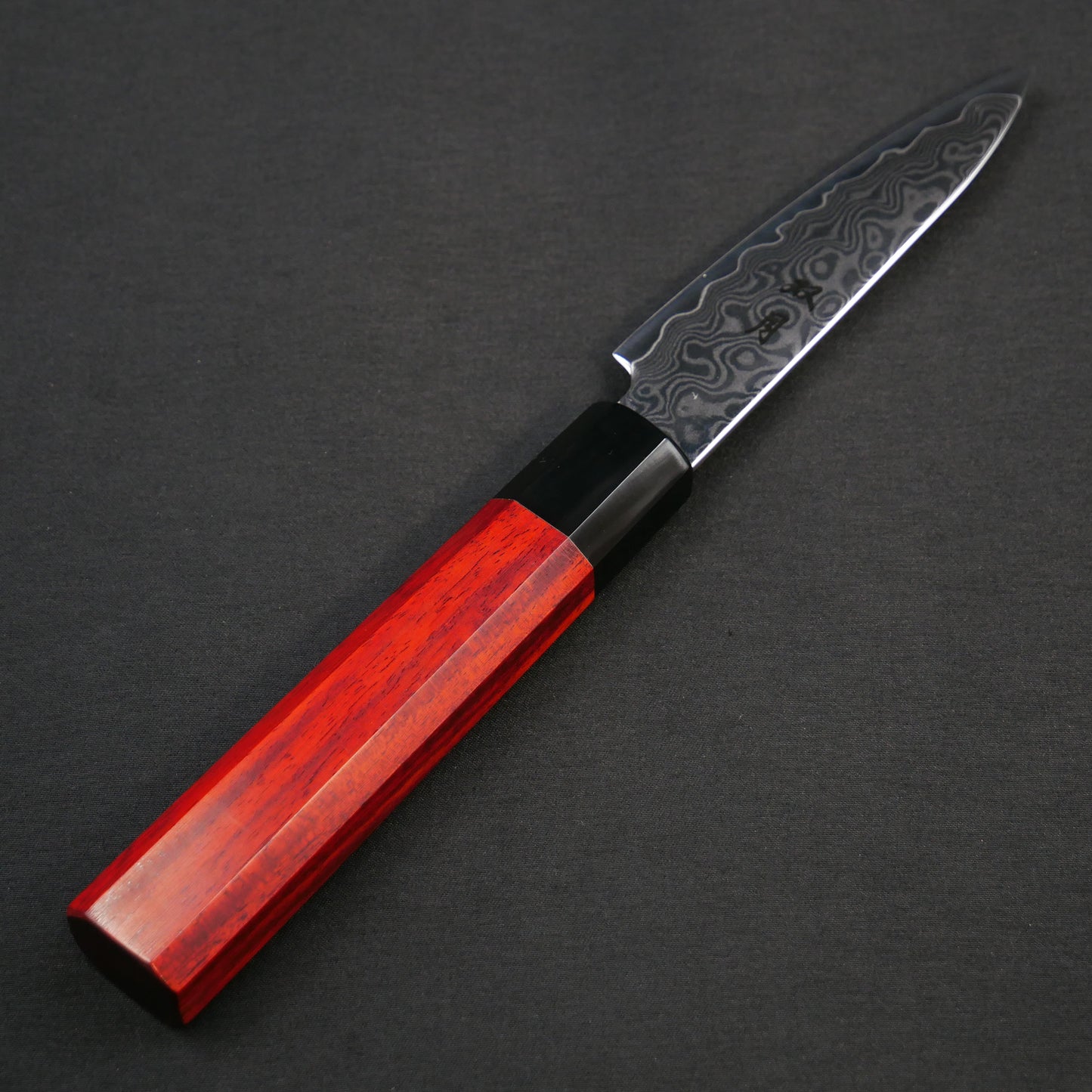 Cobalt Steel Damascus Paring Satine Handle