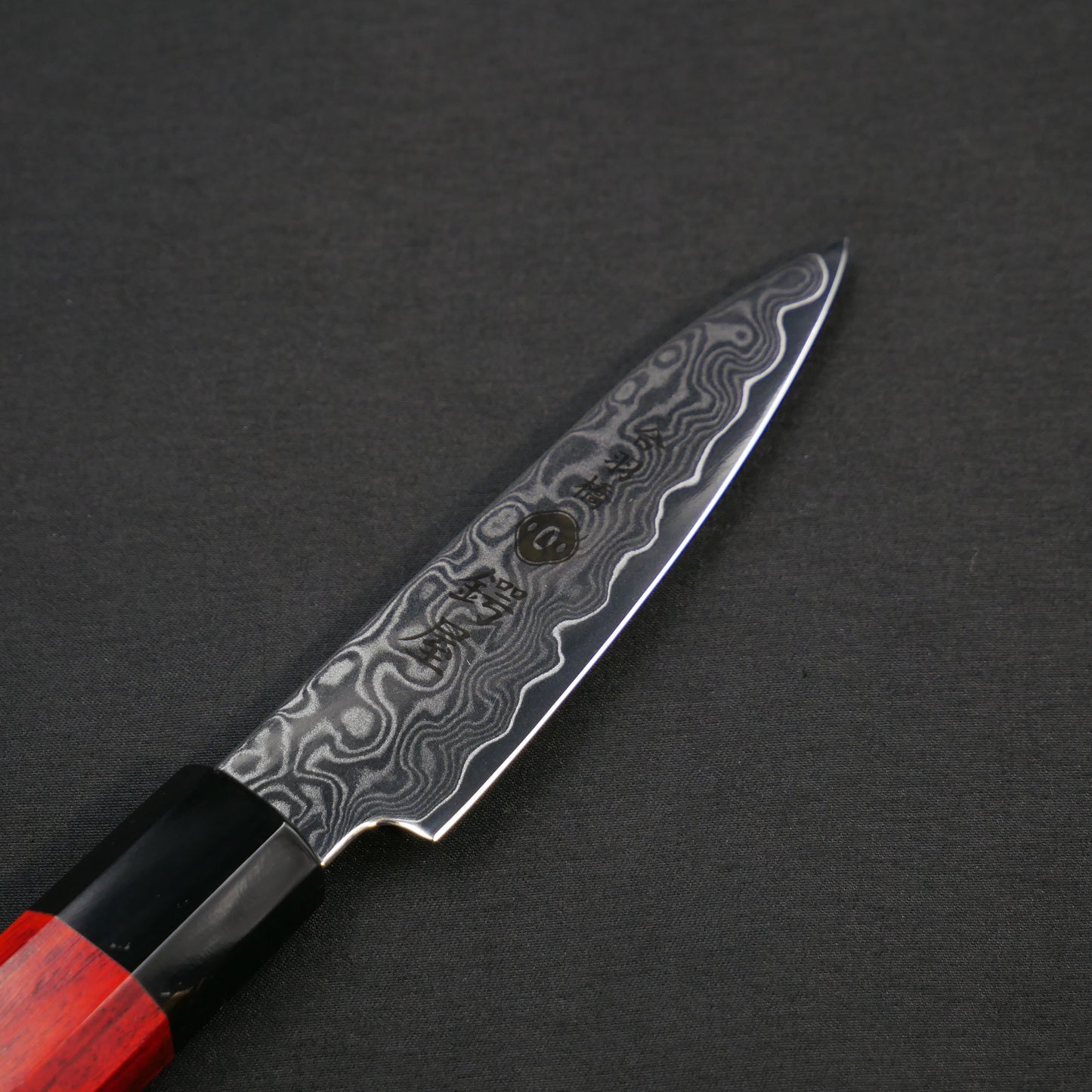 Cobalt Steel Damascus Paring Satine Handle