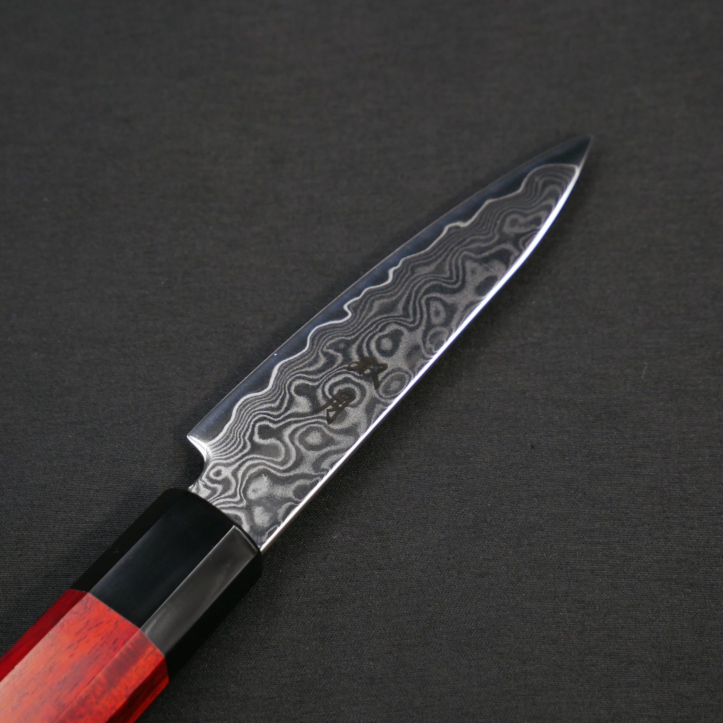 Cobalt Steel Damascus Paring Satine Handle