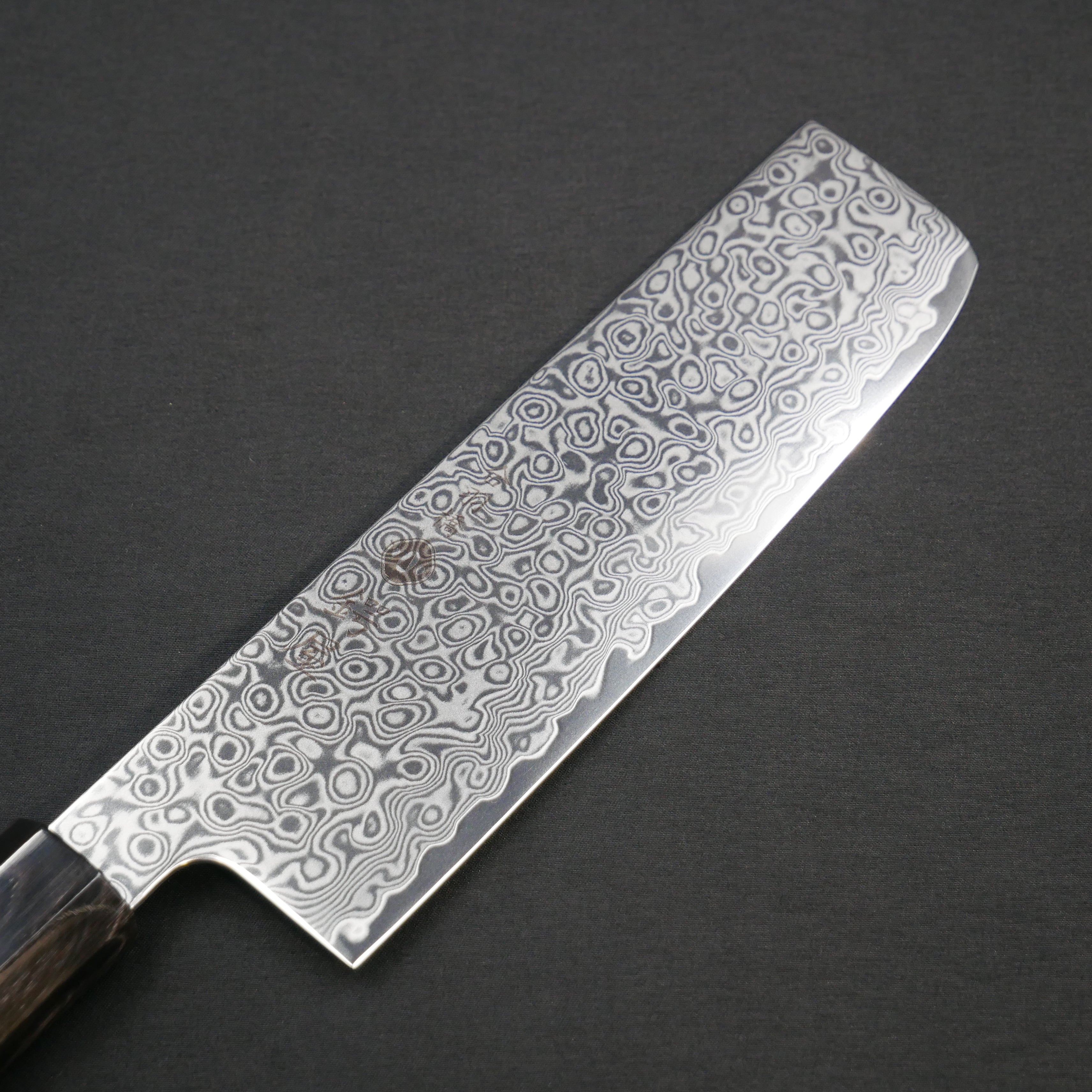 コバルト鋼 ダマスカス 菜切 サティーネ八角柄 – つば屋庖丁店