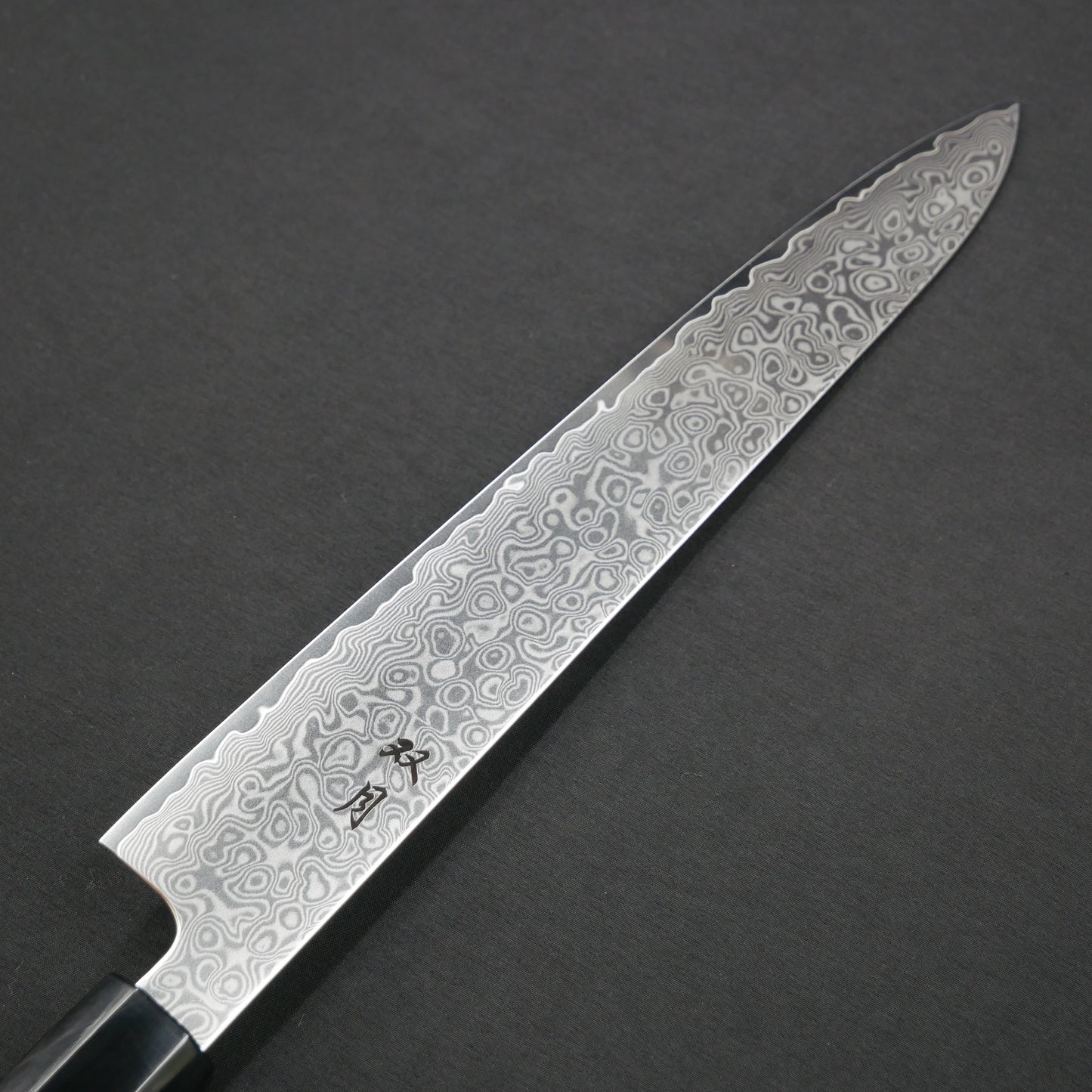 Cobalt Steel Damascus Sujihiki Satine Octagonal Handle