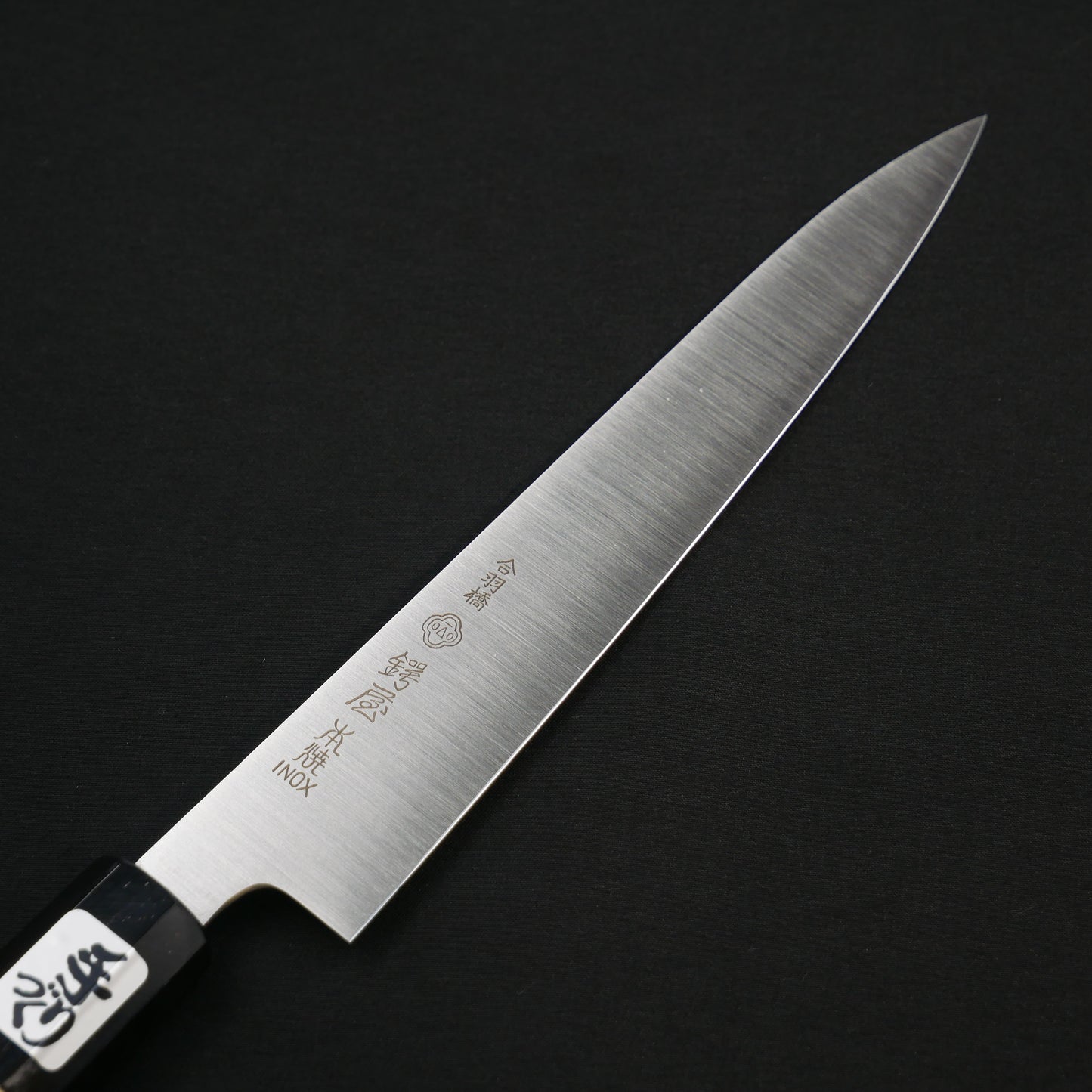 Honyaki INOX Sujihiki Magnolia Octagonal Handle