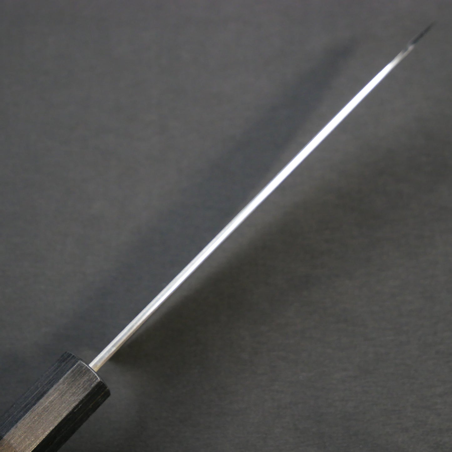 Silver#3 Stainless Steel Santoku Ebony Octagonal Handle