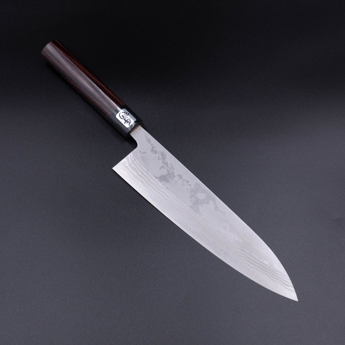 "Ginryū" Blue#2 Carbon Steel Gyuto Rosewood Handle
